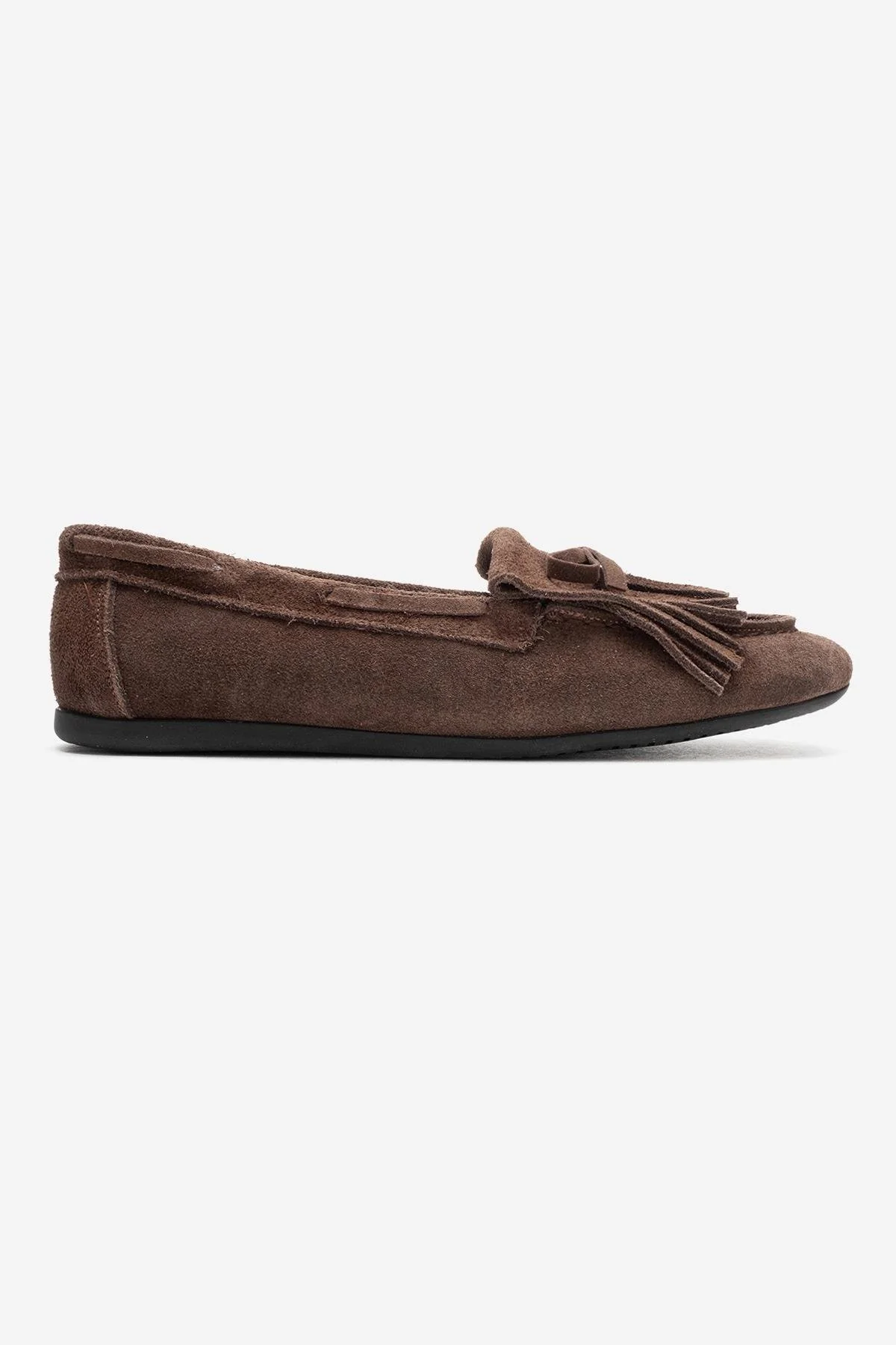 AXELI - Camel Genuine Leather Suede Loafer (Women) - Image 6
