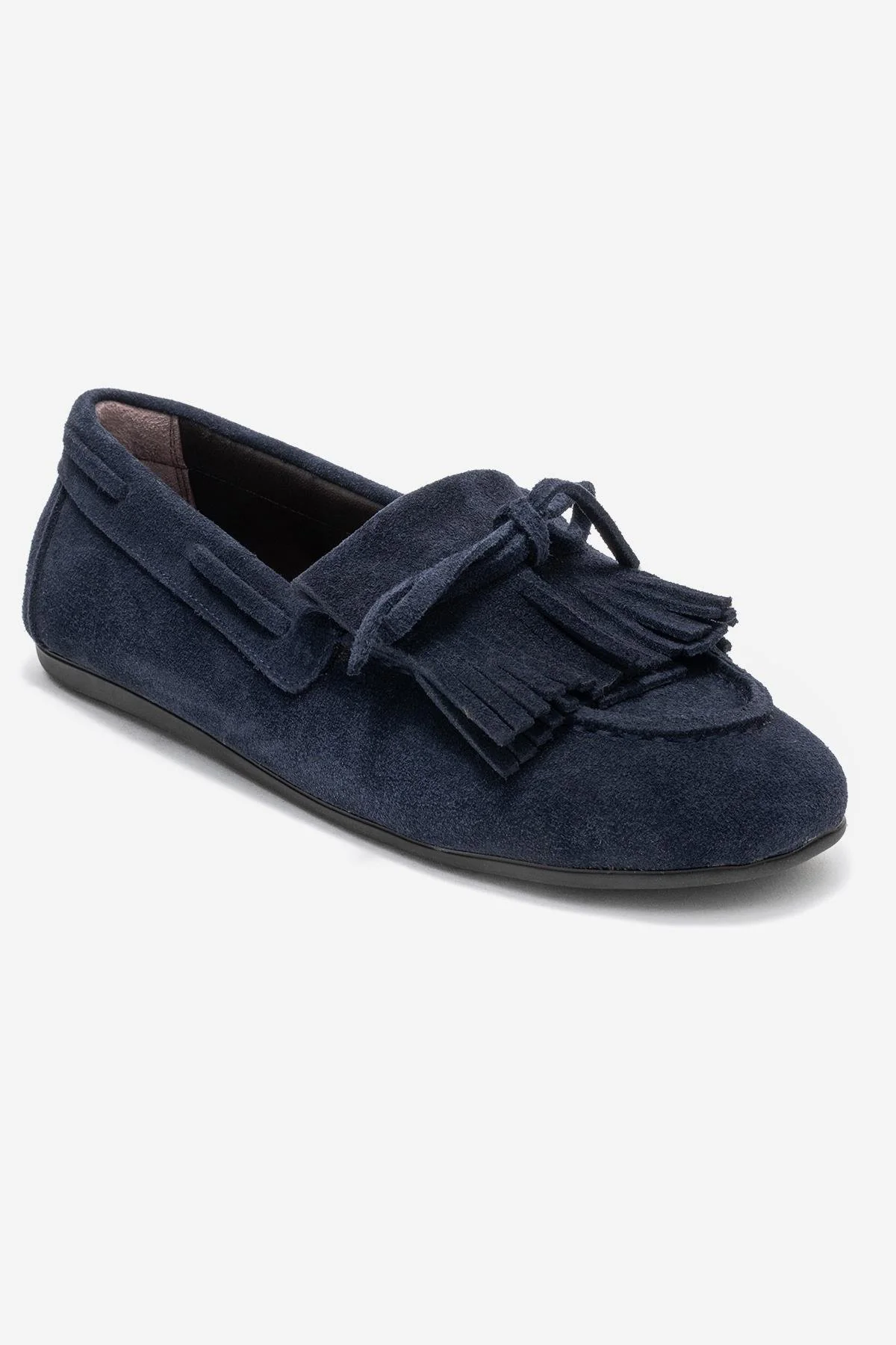 AXELI - Navy Suede Genuine Leather Loafer (Women) - Image 2
