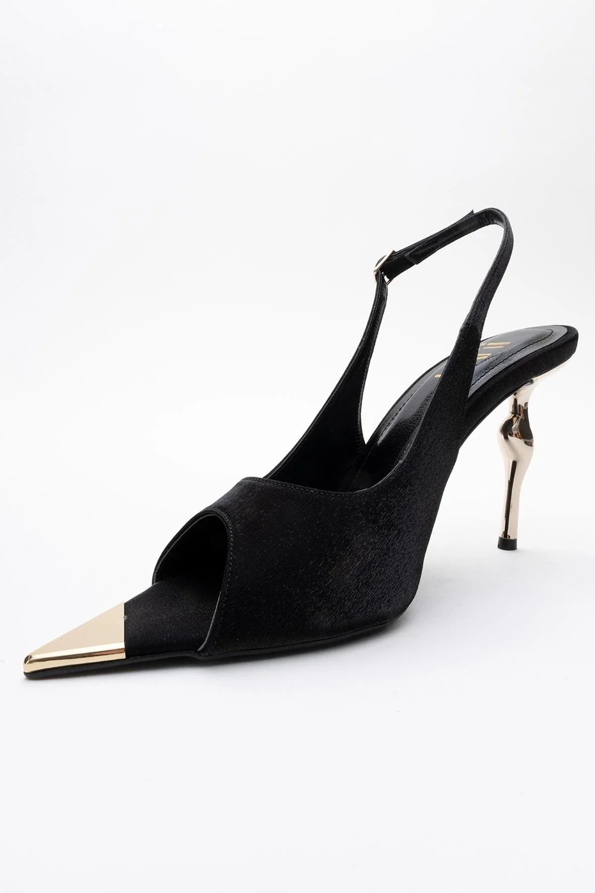 Barly - Black Pointed Toe Stiletto Pump (Women) - Image 4