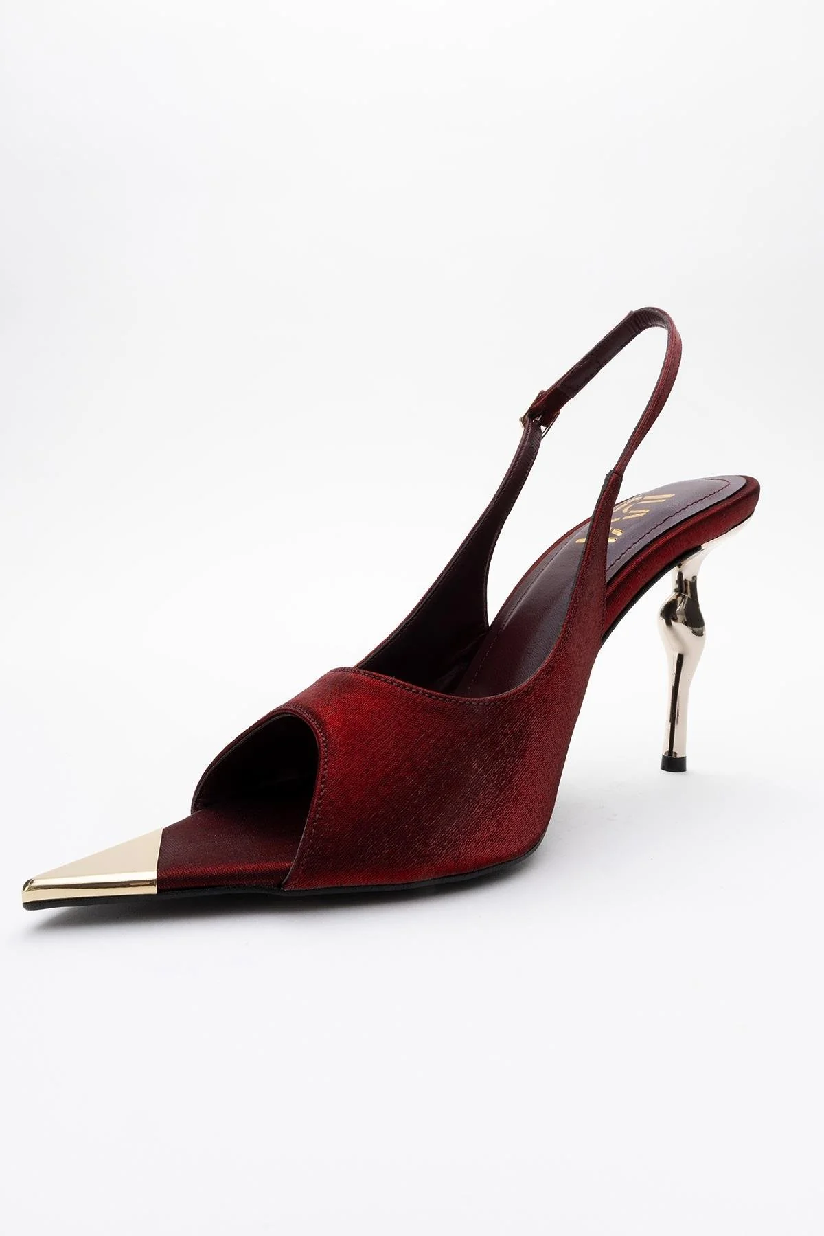Barly - Burgundy Pointed Toe Stiletto Pump (Women) - Image 4