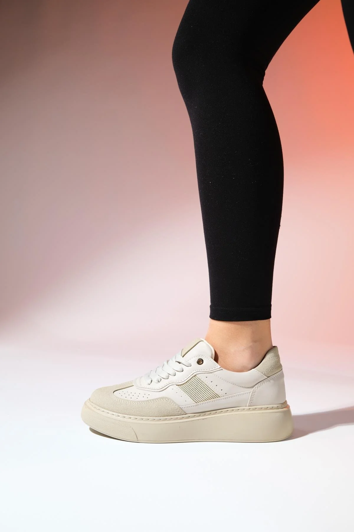 Venetia - Beige Sneaker (Women) - Image 10