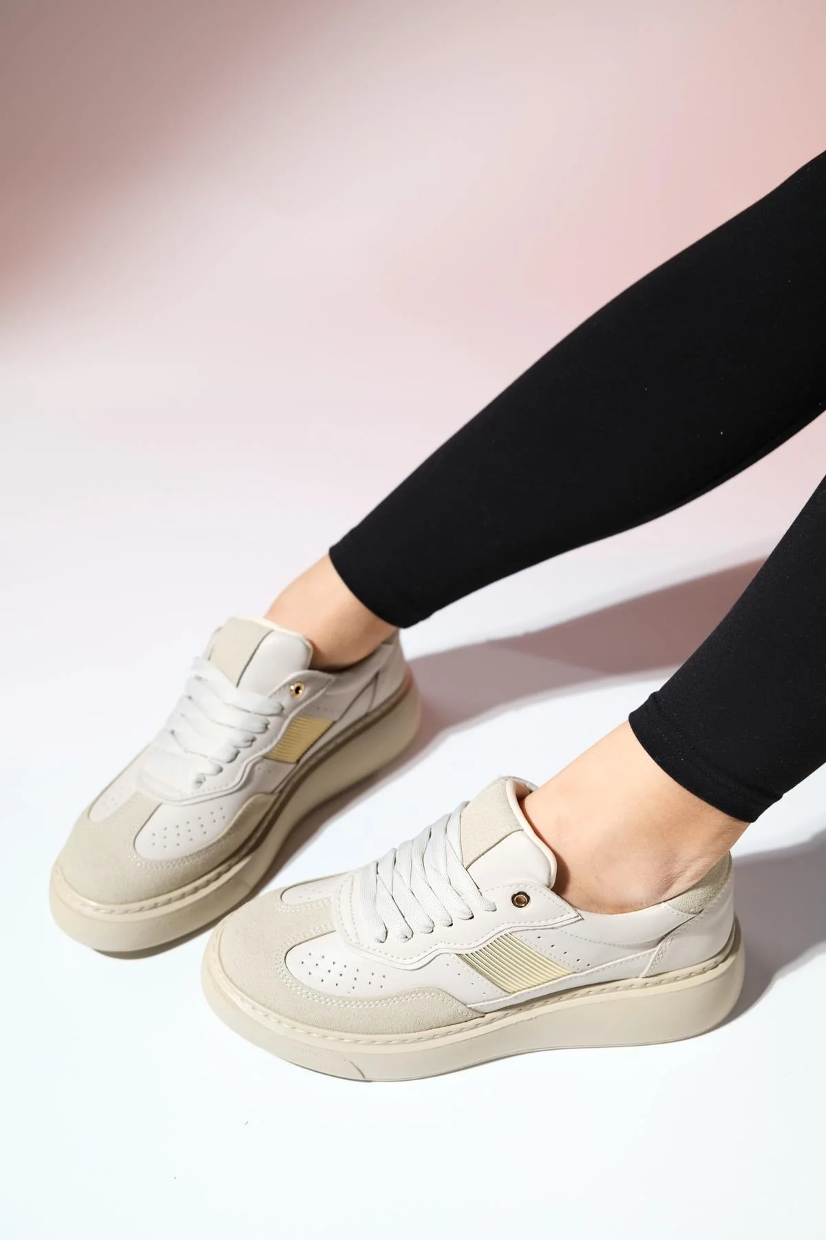 Venetia - Beige Sneaker (Women) - Image 6