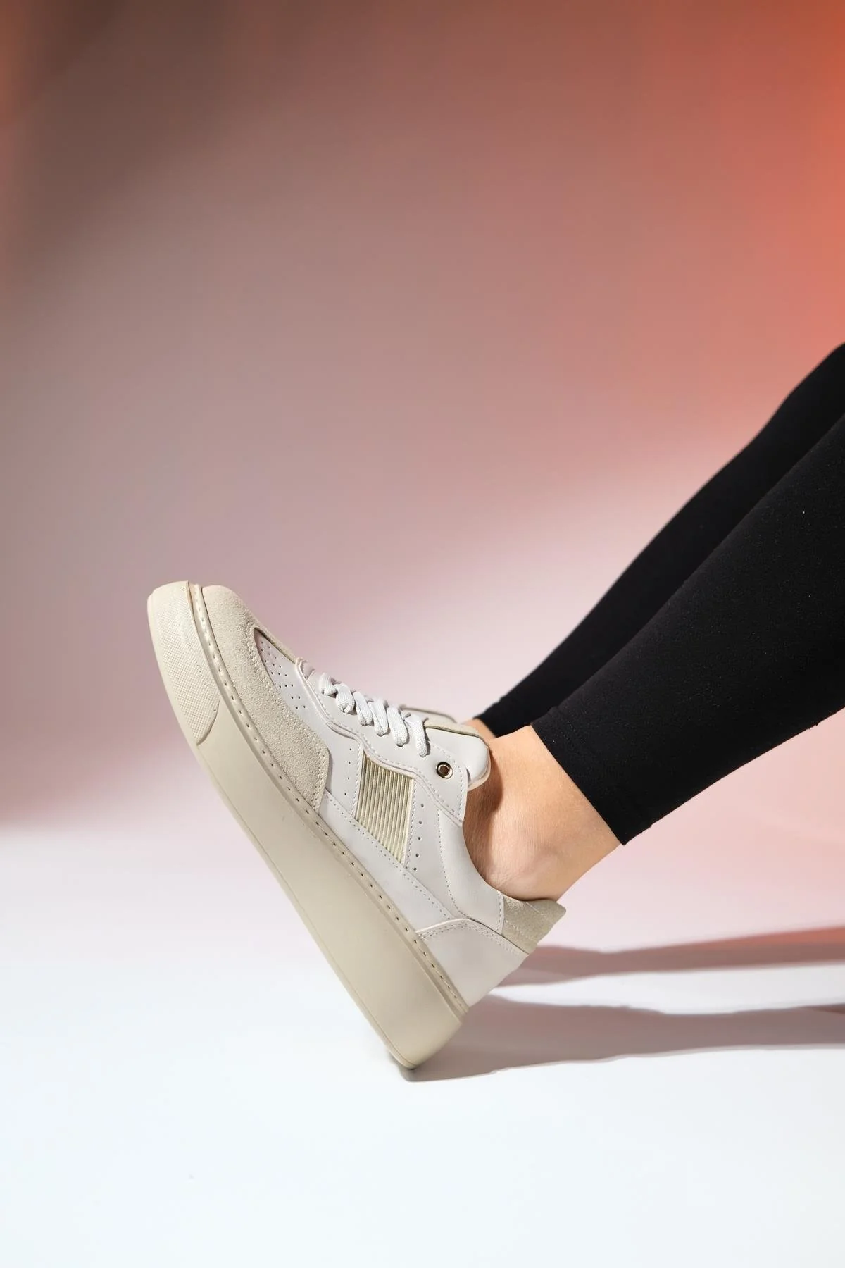 Venetia - Beige Sneaker (Women) - Image 7