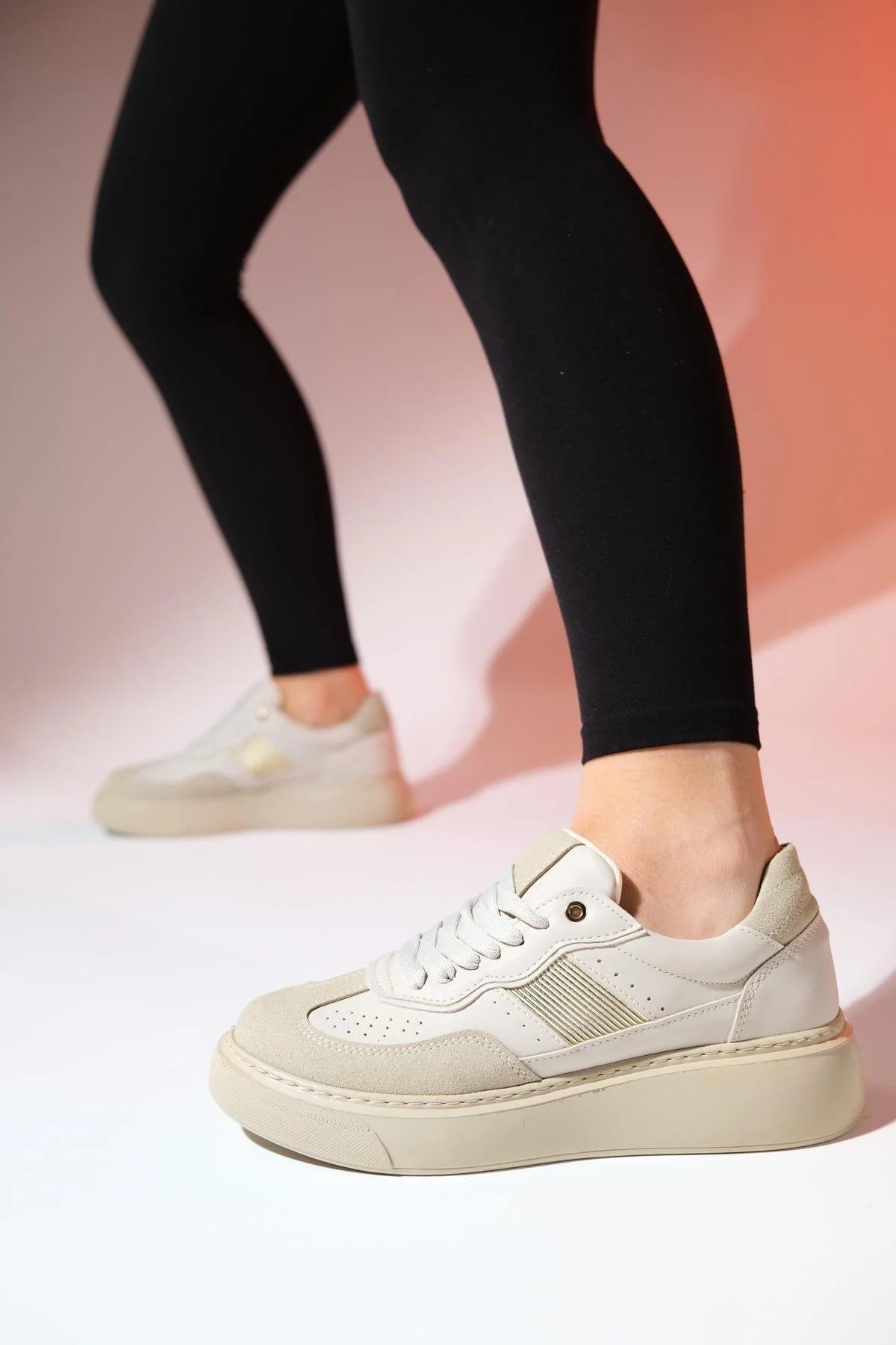 Venetia - Beige Sneaker (Women) - Image 8