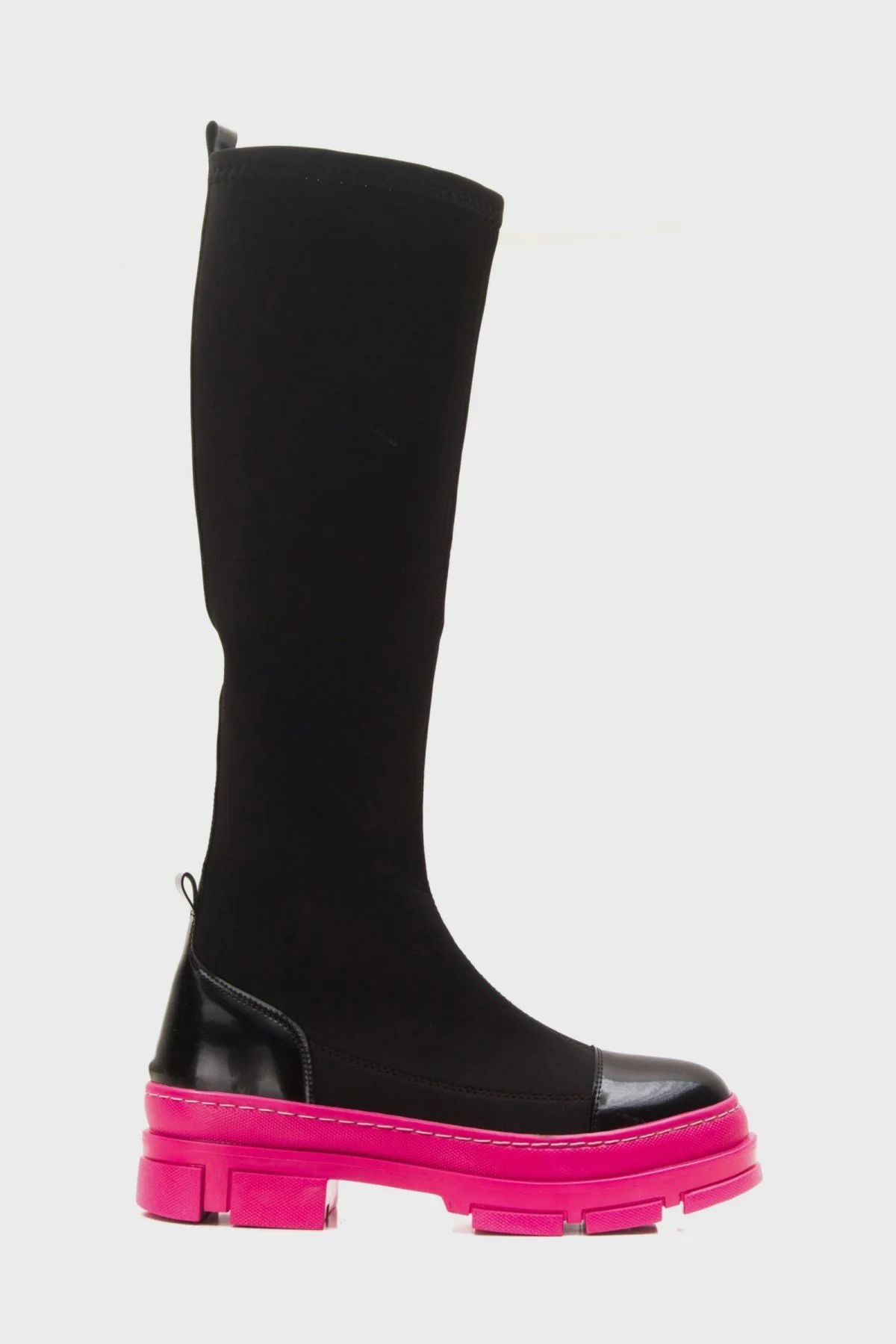 Bella Black & Fuchsia Scuba Boot (Women) - Image 8