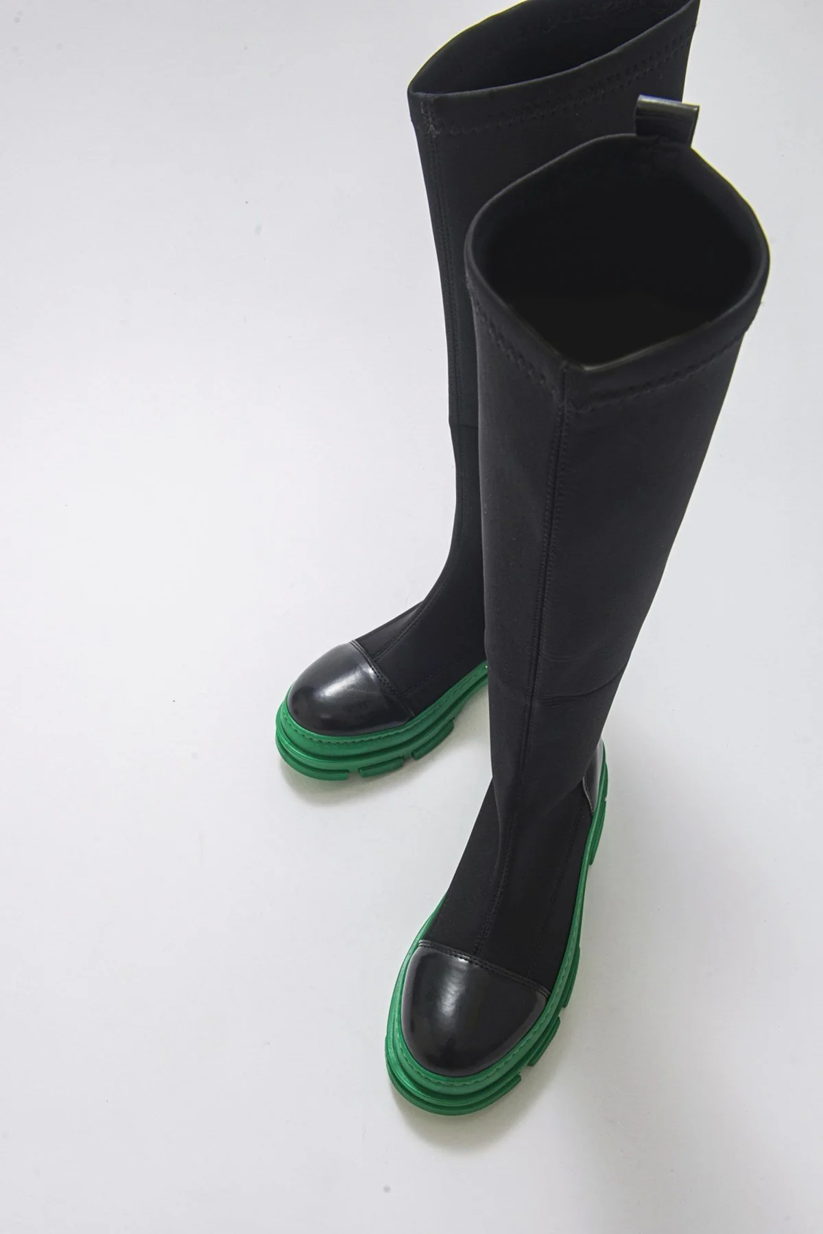 Bella Black & Green Scuba Boot (Women) - Image 3