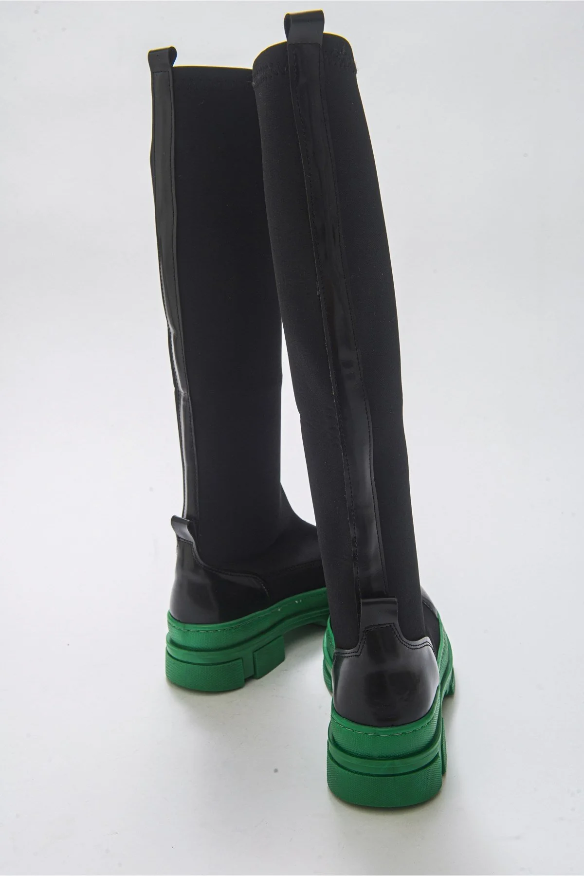 Bella Black & Green Scuba Boot (Women) - Image 5