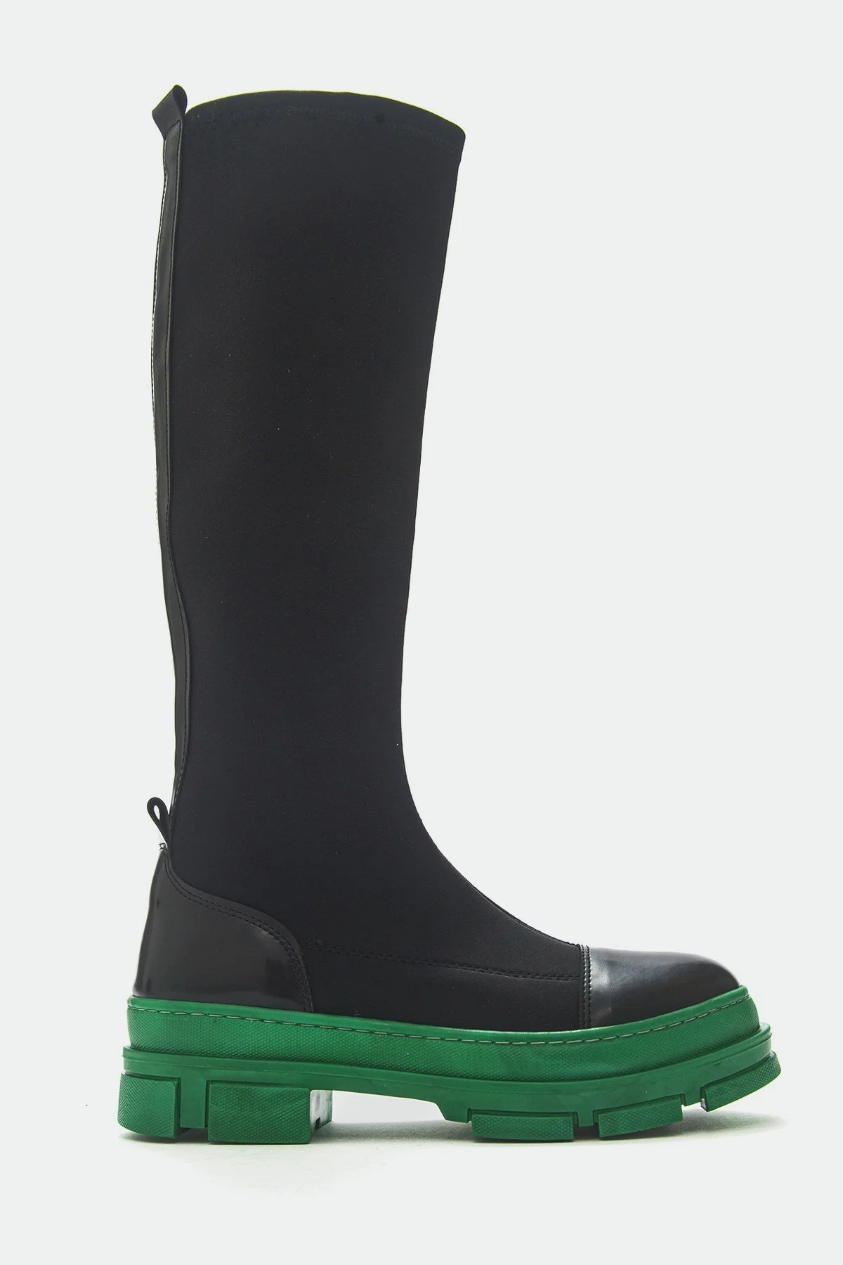 Bella Black & Green Scuba Boot (Women) - Image 6