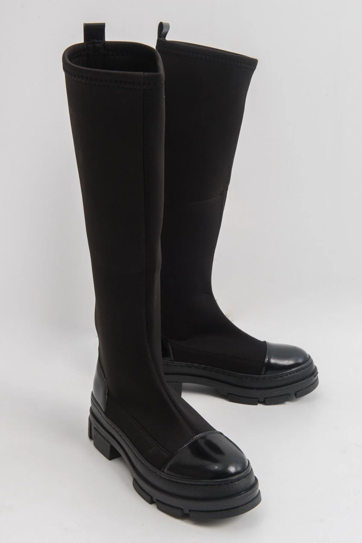 Bella Black Scuba Boot (Women)