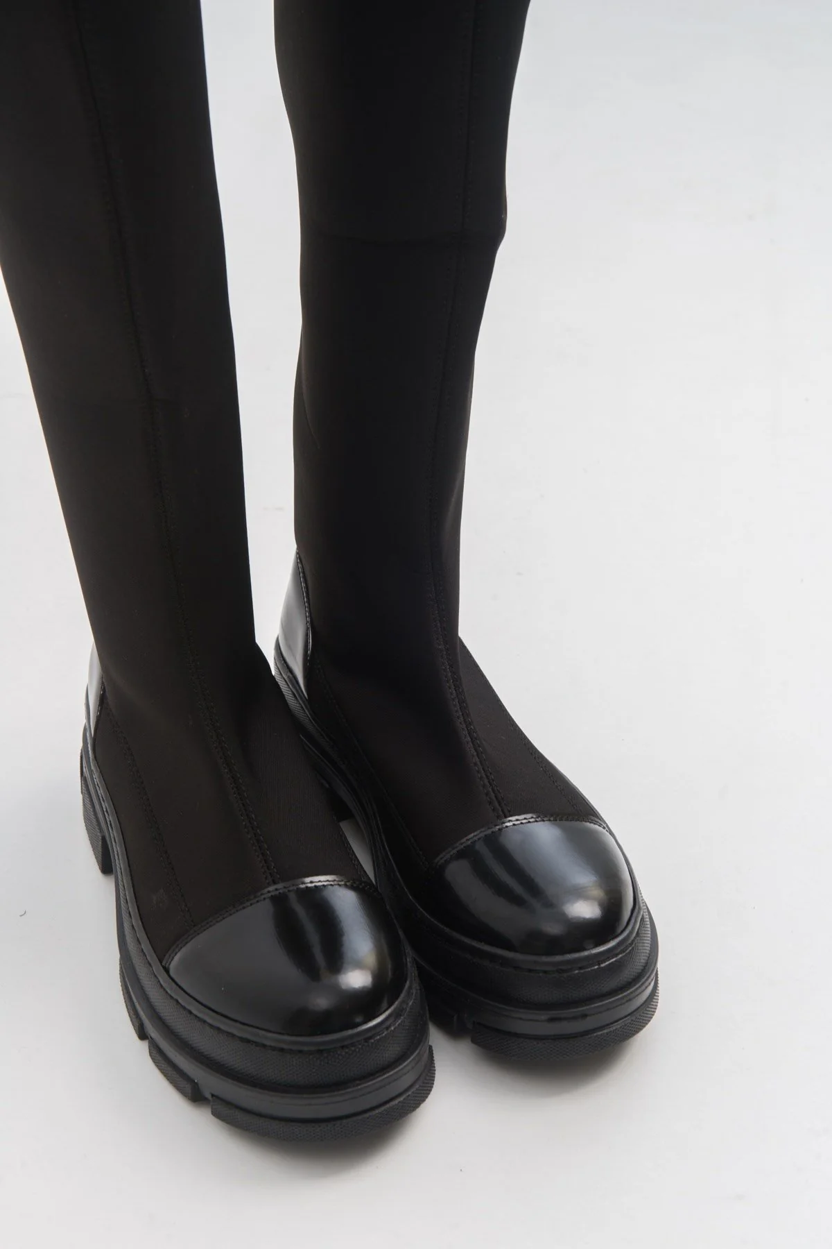 Bella Black Scuba Boot (Women) - Image 5