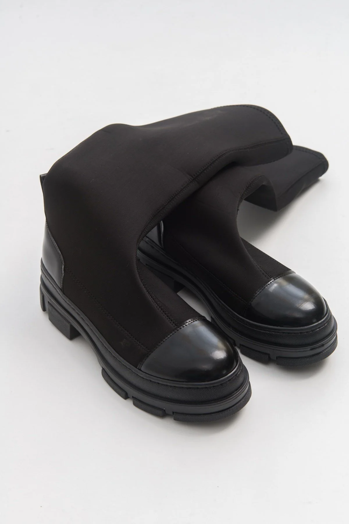 Bella Black Scuba Boot (Women) - Image 8