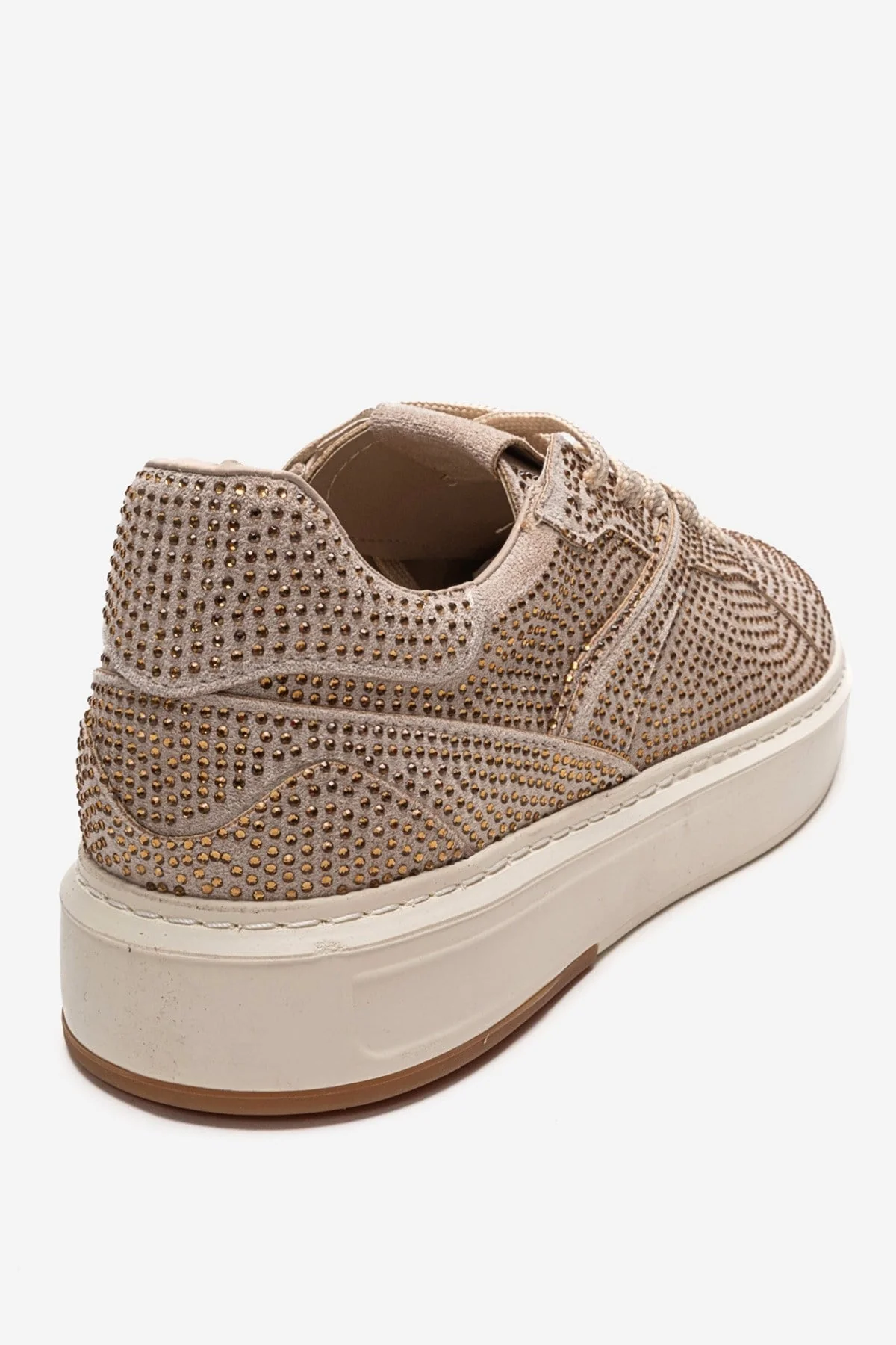 BERINA - Beige Embellished Sneaker (Women) - Image 5