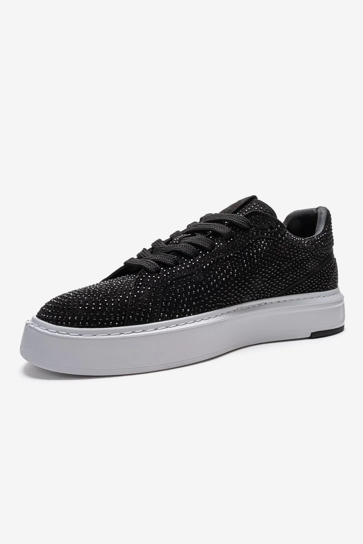 BERINA - Black Studded Casual Sneaker (Women) - Image 6