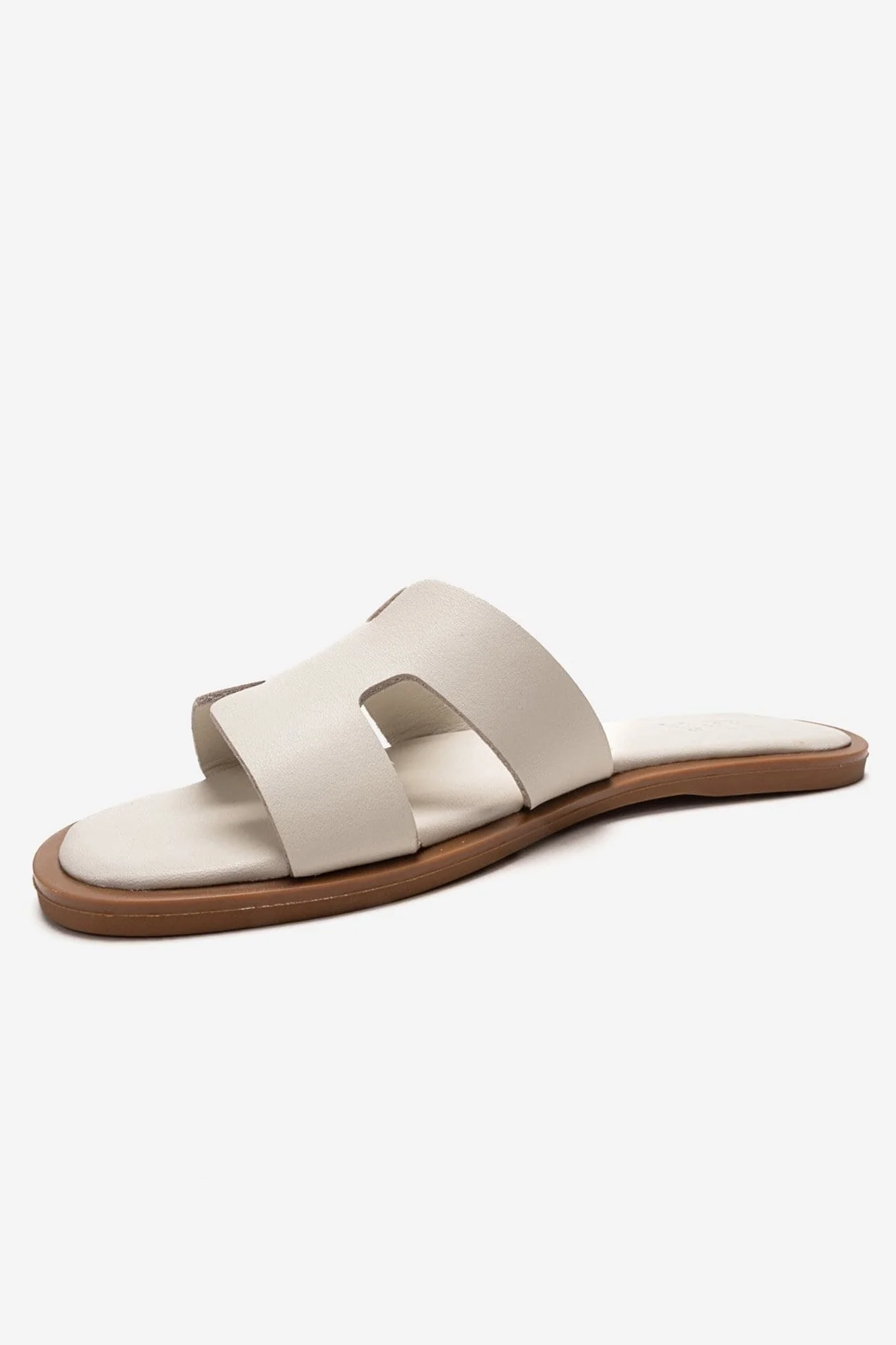 BIORA - Off-White Genuine Leather Slide (Women) - Image 6