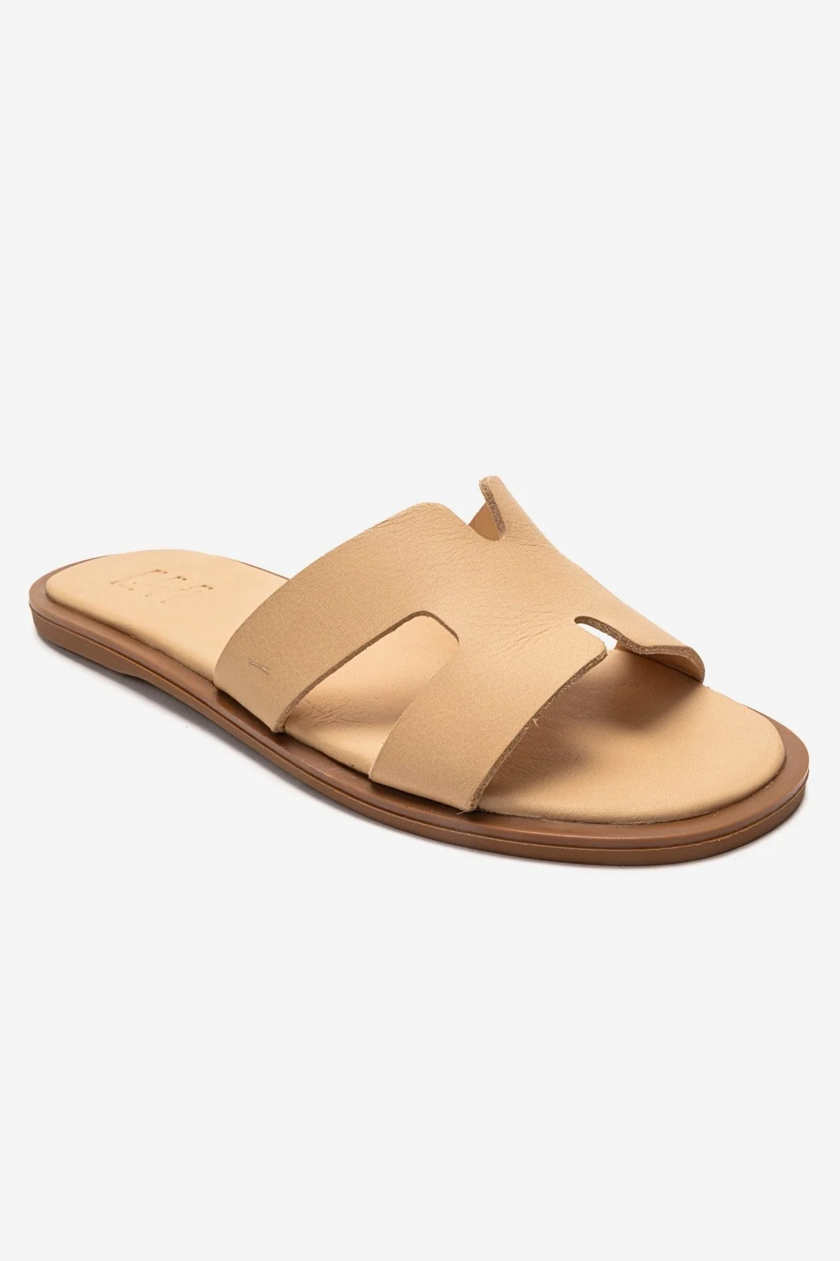 BIORA - Taupe Genuine Leather Slide (Women) - Image 3