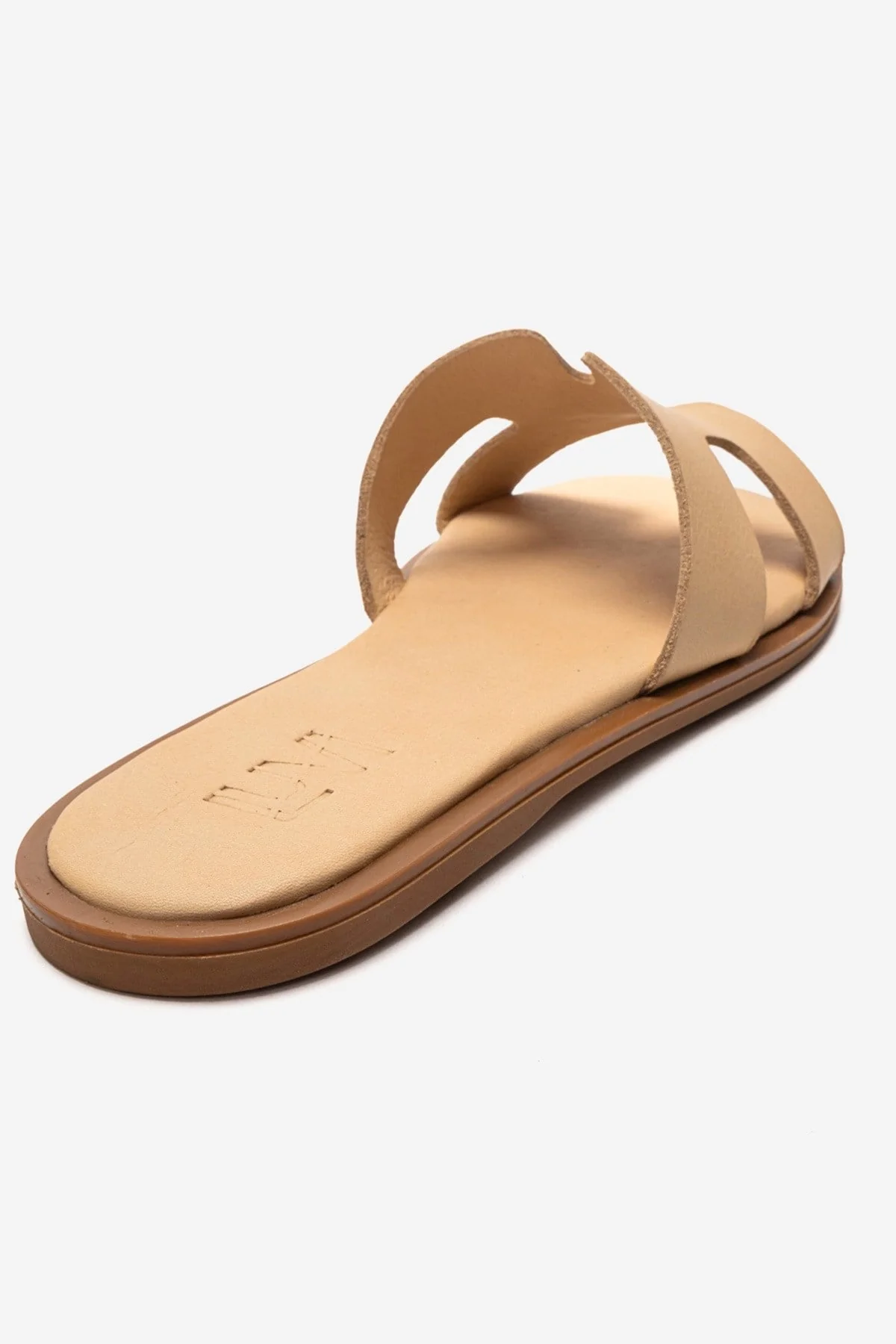 BIORA - Taupe Genuine Leather Slide (Women) - Image 5