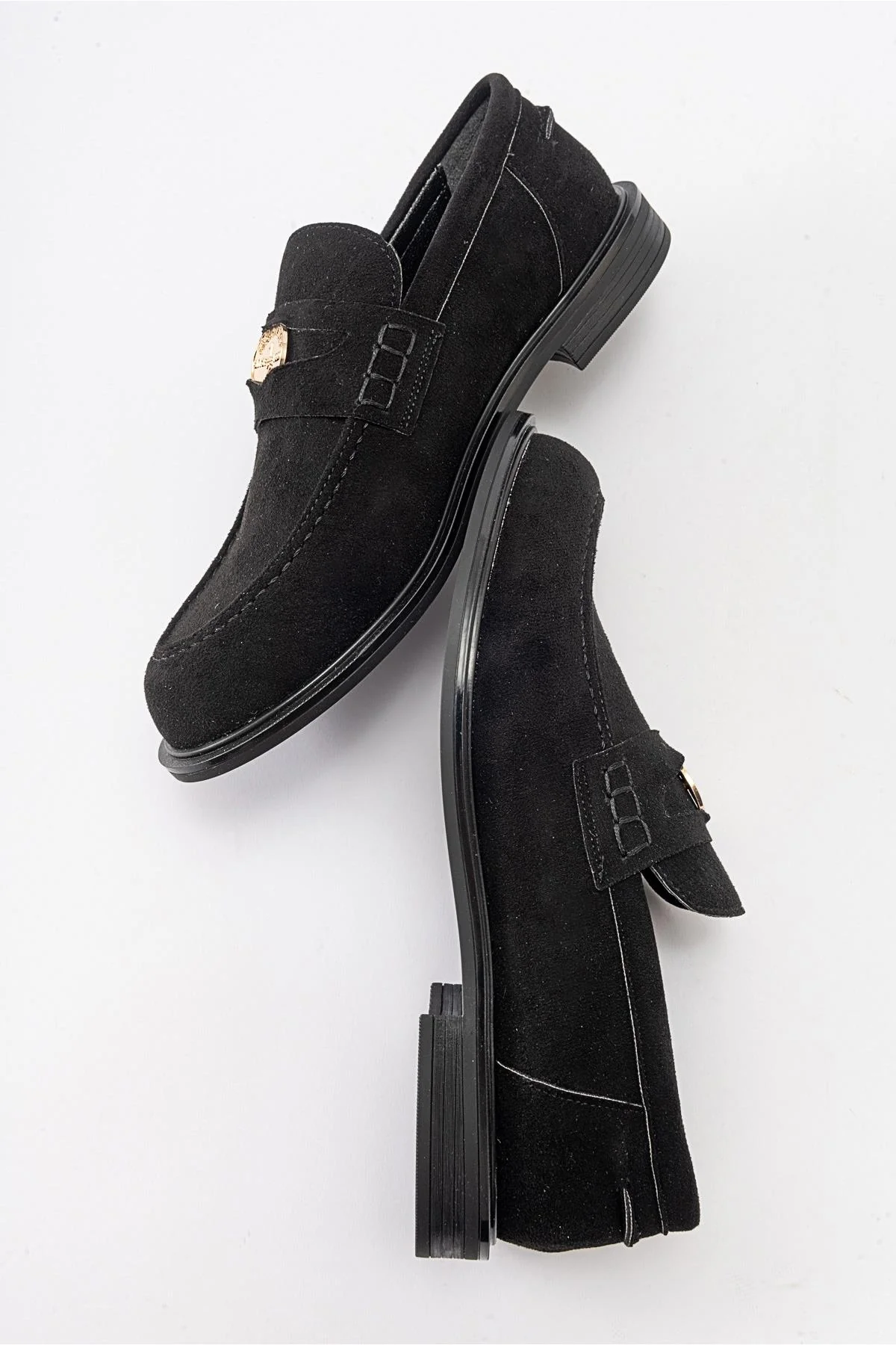 Bloss - Black Suede Loafer (Women) - Image 3