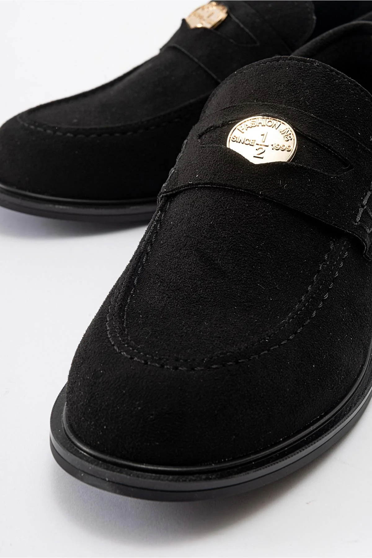 Bloss - Black Suede Loafer (Women) - Image 4