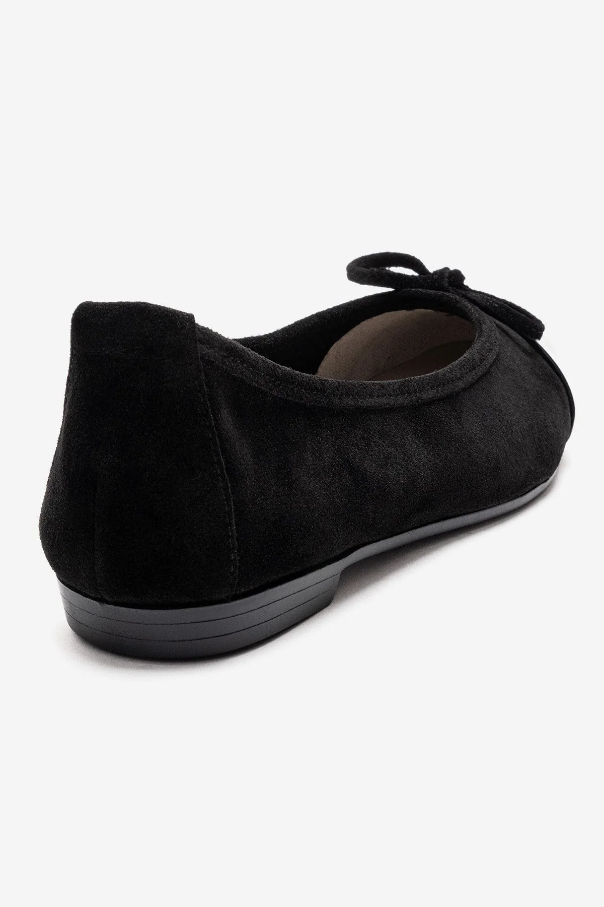 BOLEO - Black Genuine Leather Ballet Flat (Women) - Image 5