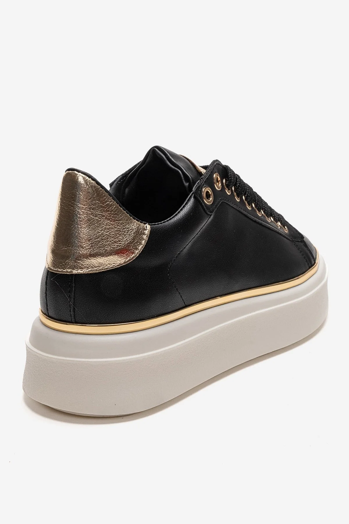 BORENA - Black Platform Sneaker (Women) - Image 5