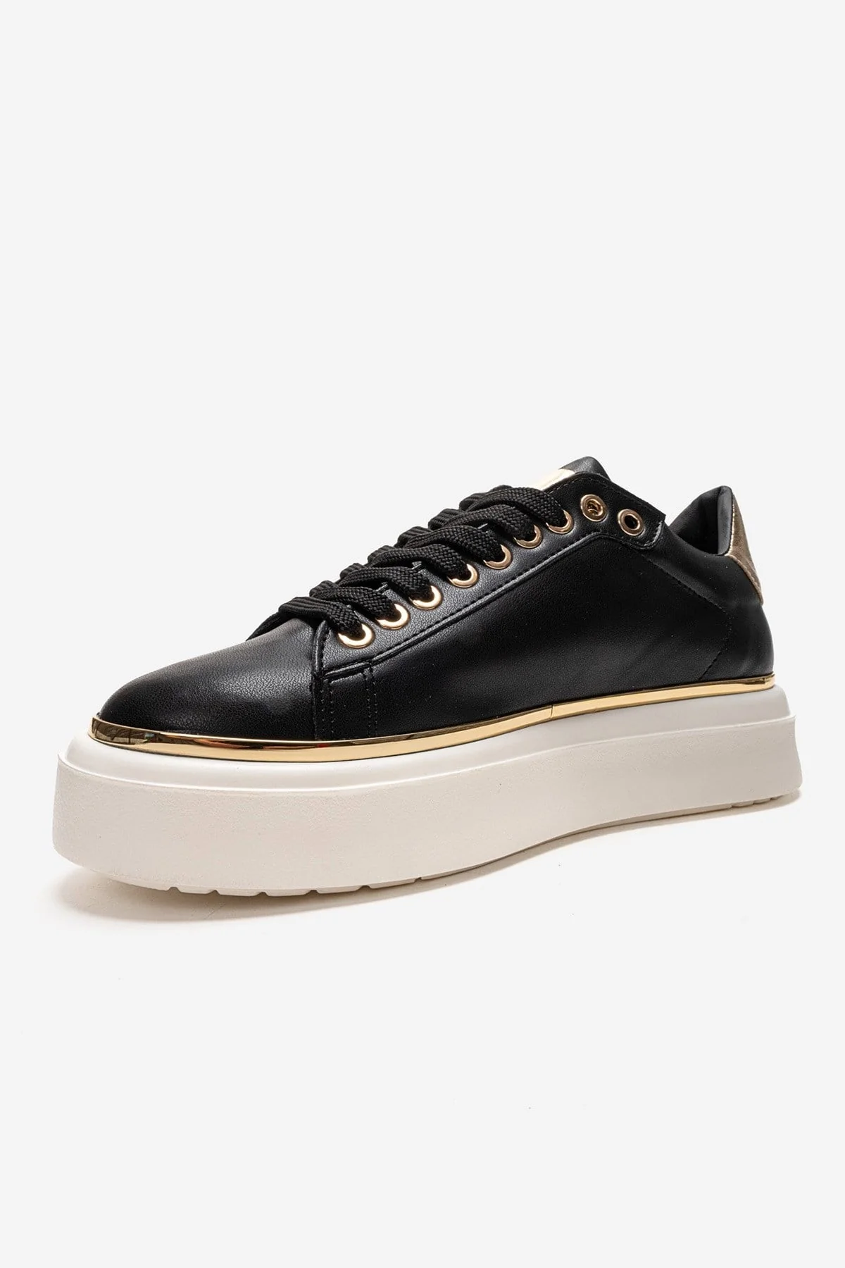 BORENA - Black Platform Sneaker (Women) - Image 6