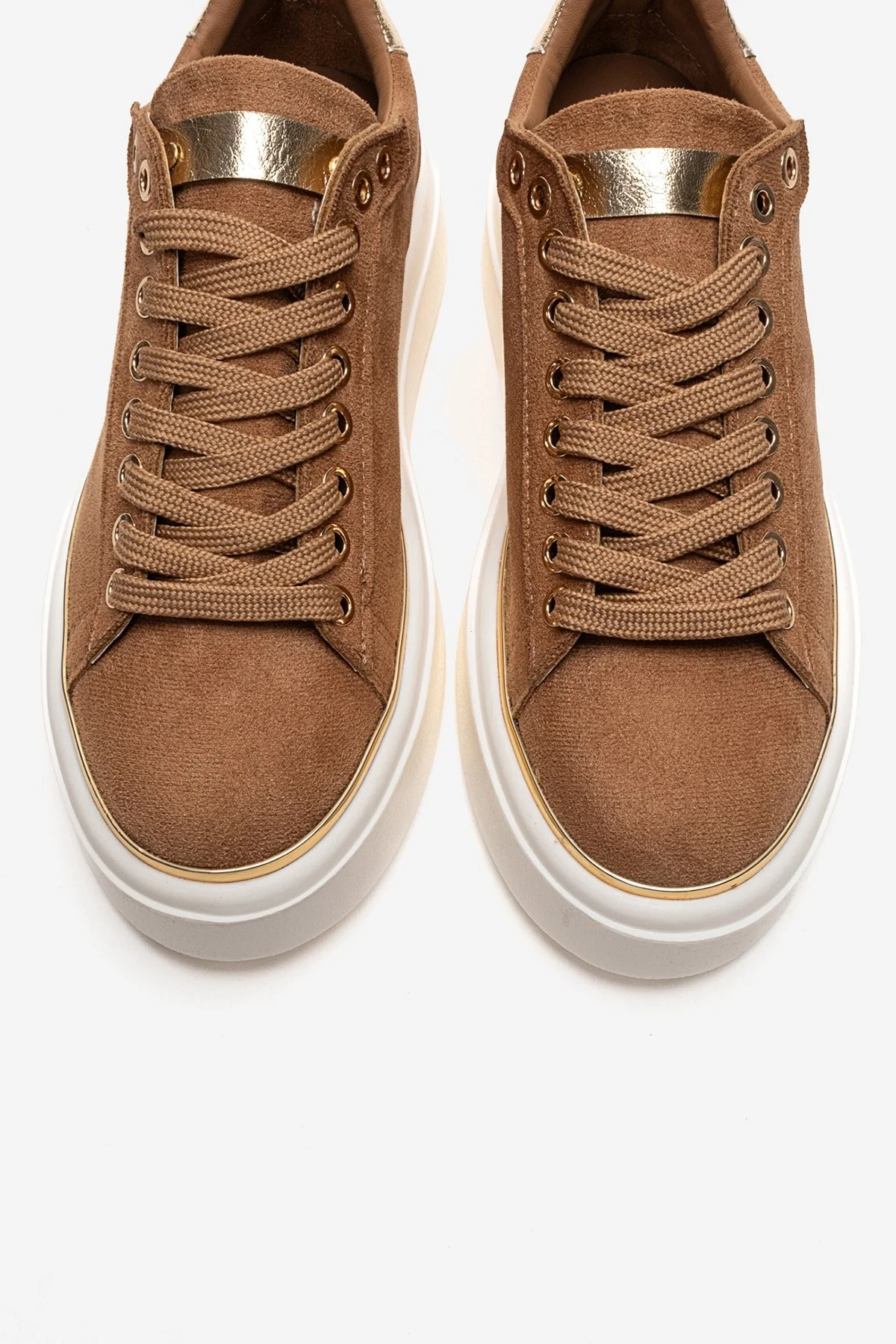 BORENA - Cognac Platform Sneaker (Women) - Image 2