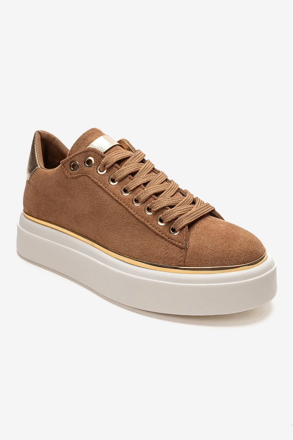 BORENA - Cognac Platform Sneaker (Women) - Image 3