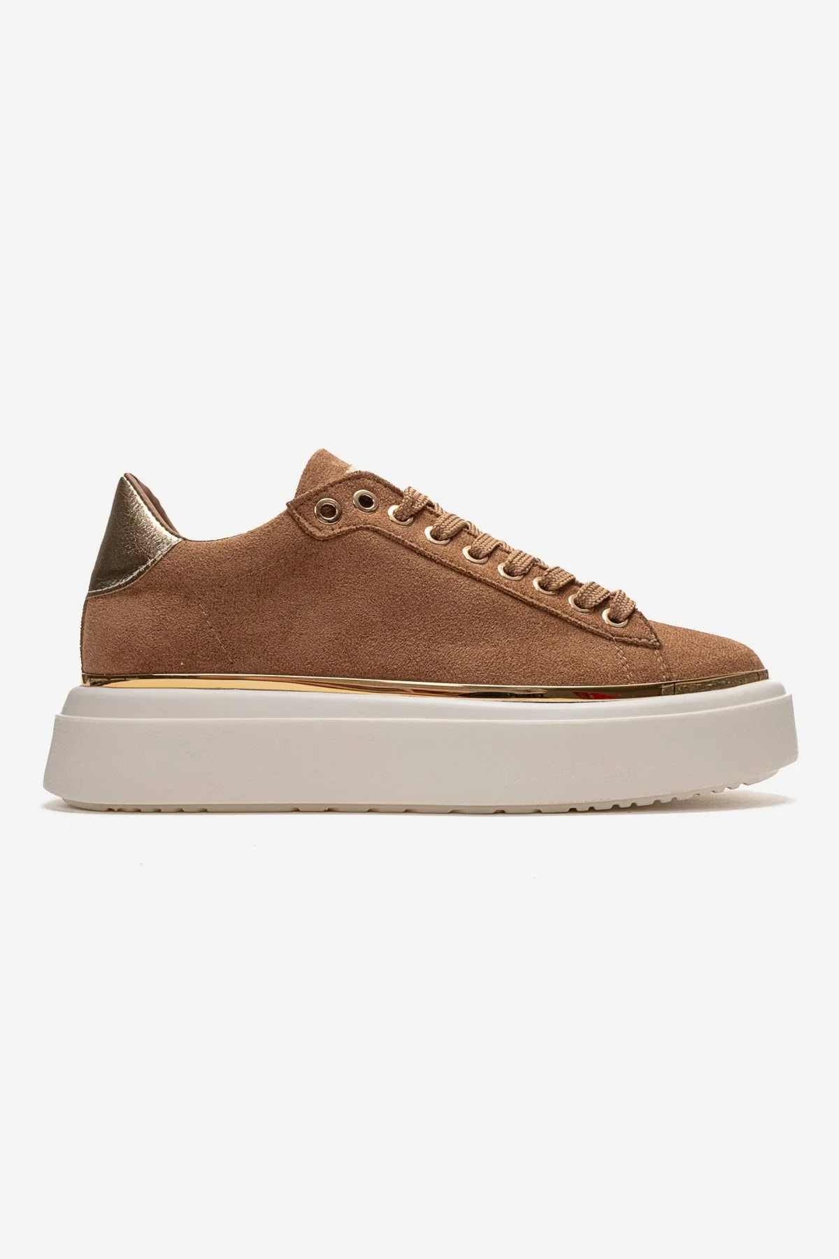 BORENA - Cognac Platform Sneaker (Women) - Image 4