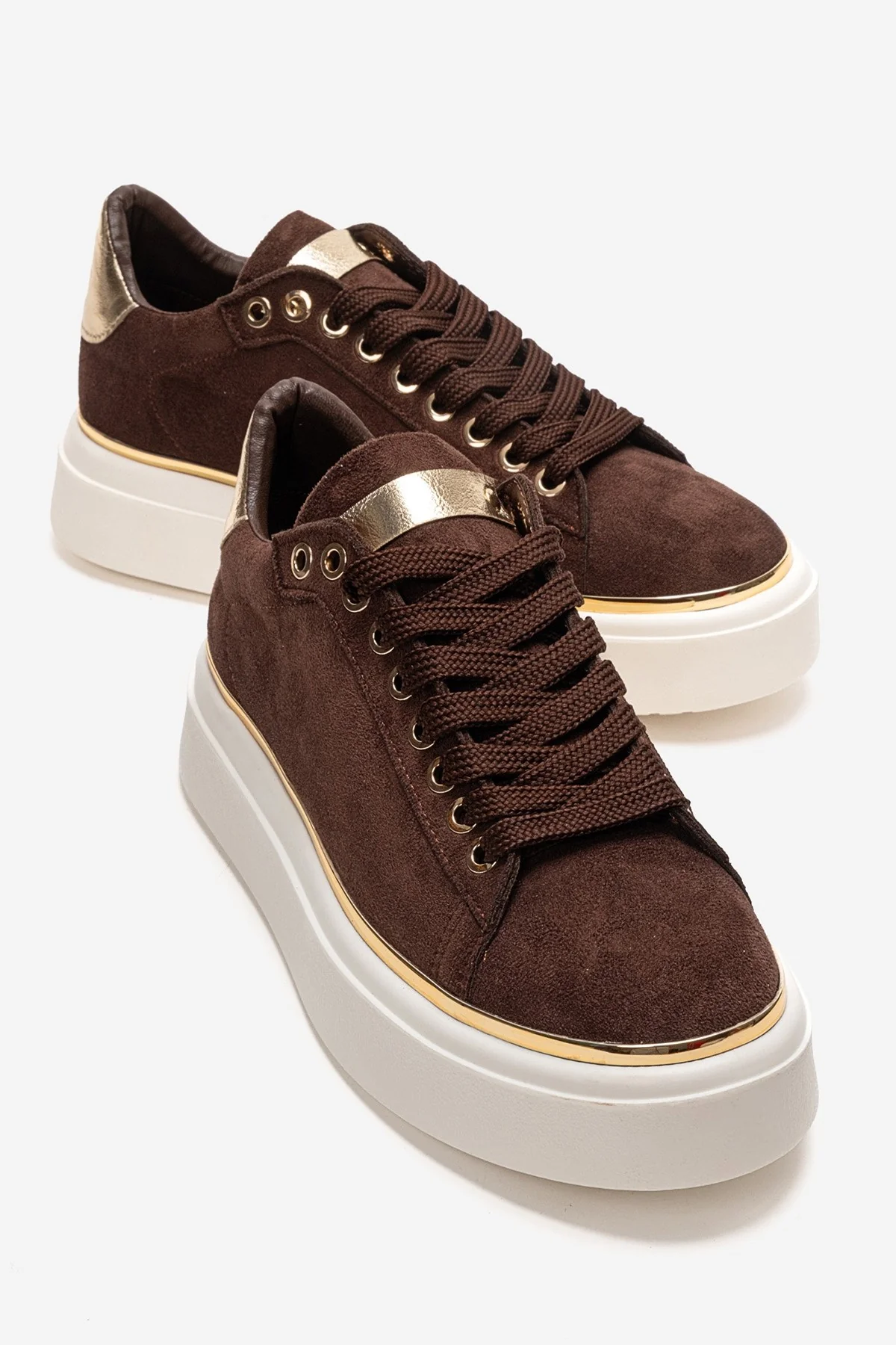 BORENA - Mocha Platform Sneaker (Women)