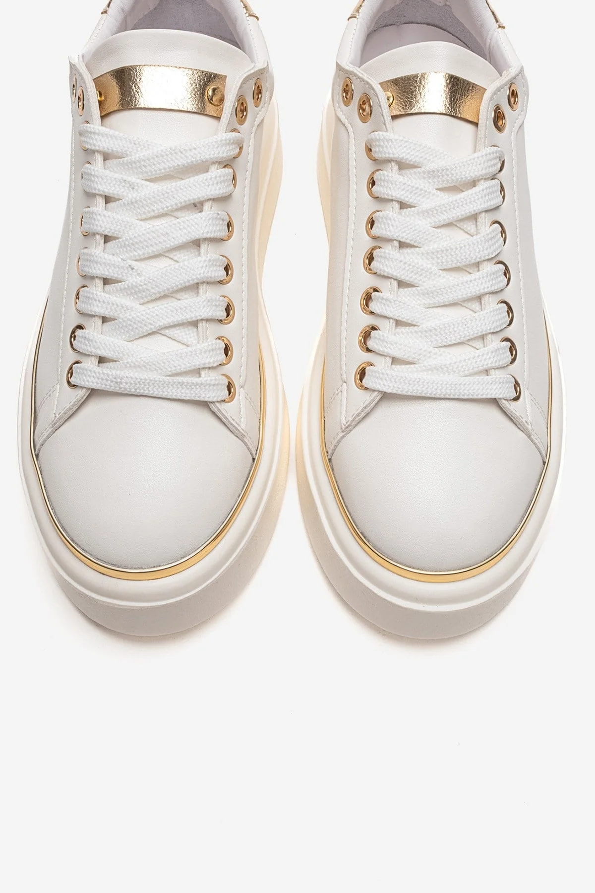 BORENA - White Platform Sneaker (Women) - Image 2