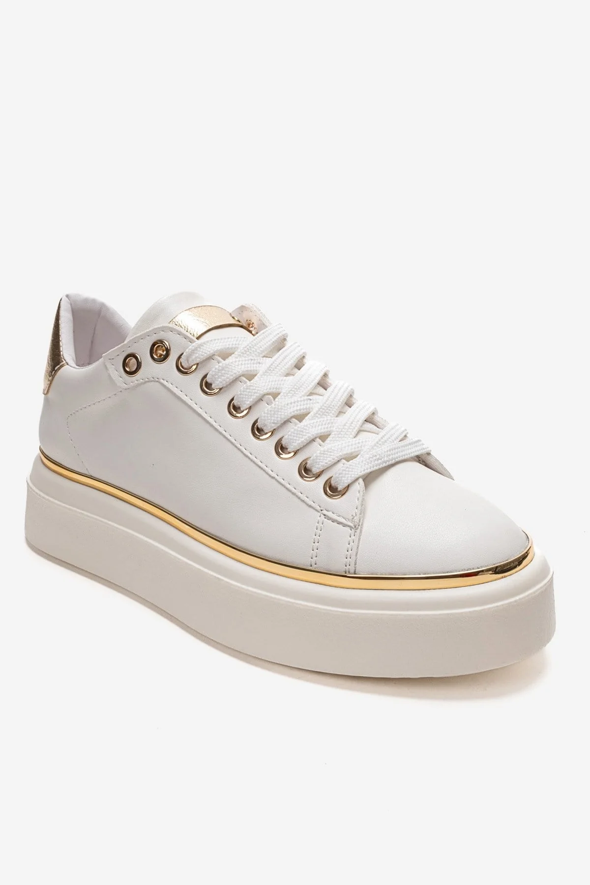 BORENA - White Platform Sneaker (Women) - Image 3