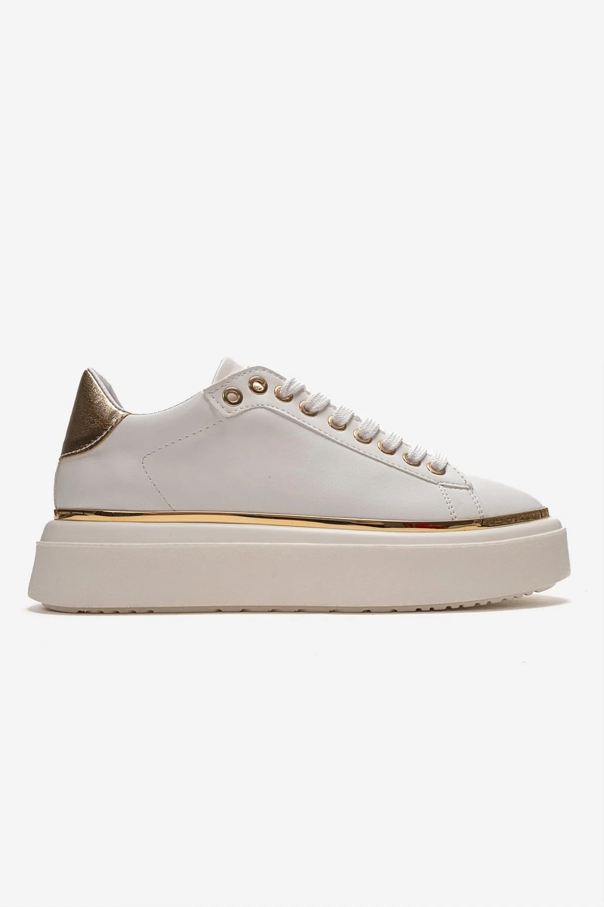 BORENA - White Platform Sneaker (Women) - Image 4