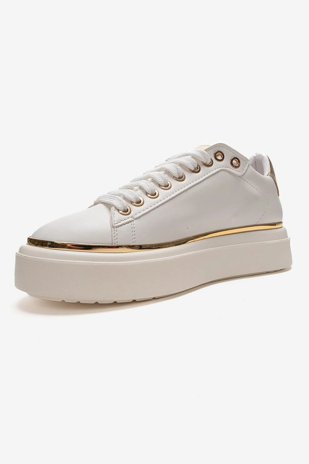 BORENA - White Platform Sneaker (Women) - Image 6