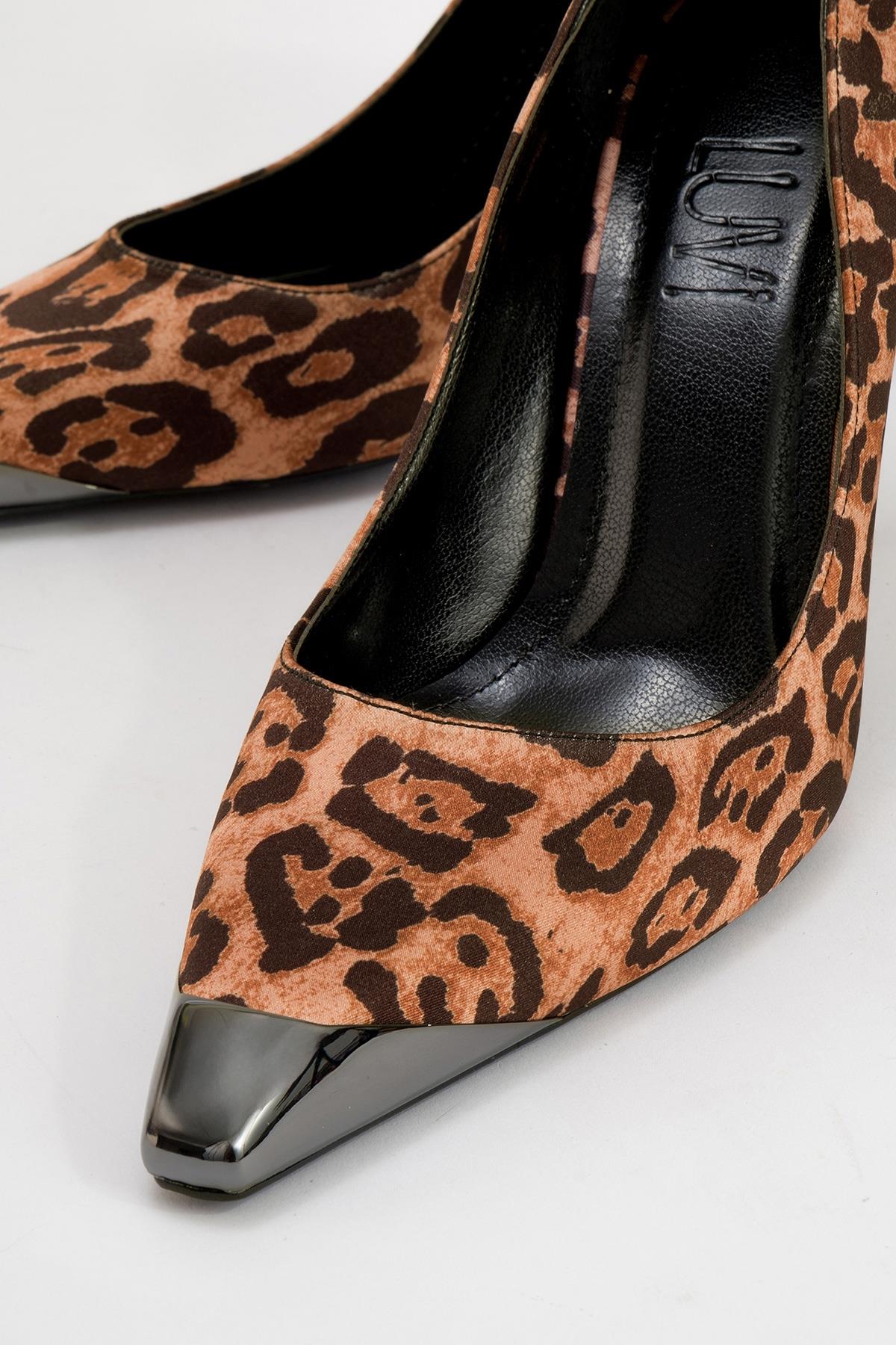 Brelo - Black Yellow Patterned High-Heel Shoe (Women) - Image 3