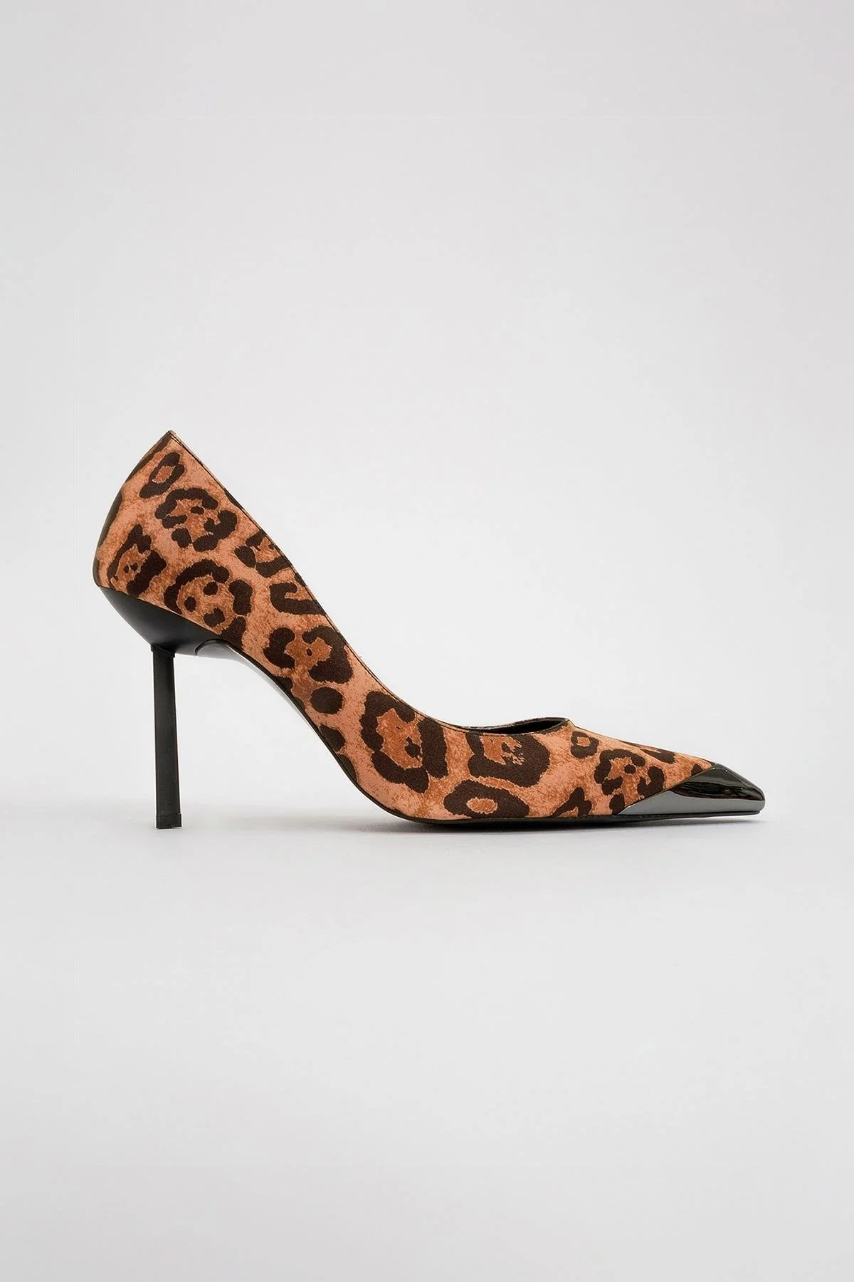 Brelo - Black Yellow Patterned High-Heel Shoe (Women) - Image 4