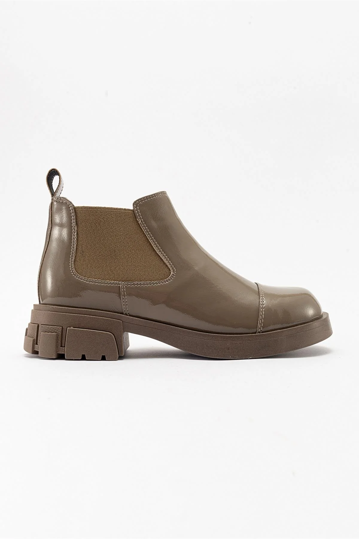 Cafune - Taupe Patent Boot (Women) - Image 6