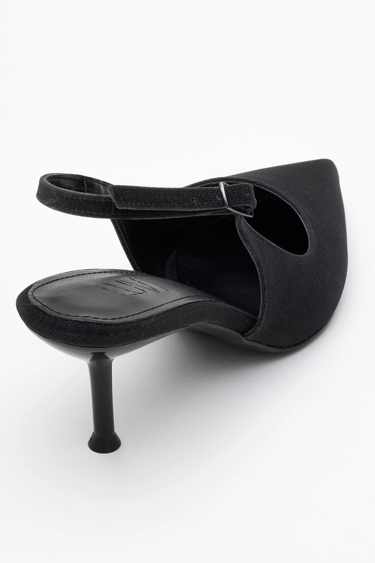 Caisa - Black Glitter Slingback Pointed Toe Pump (Women) - Image 5