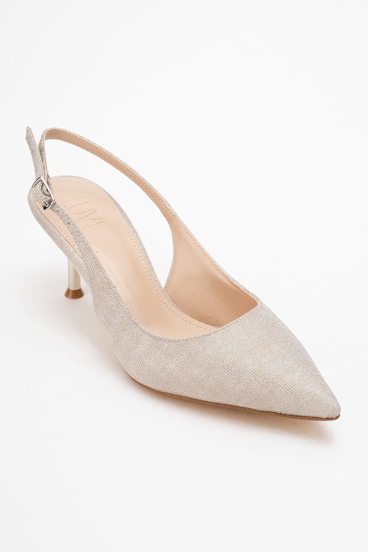 Caisa - Gold Glitter High Heel Shoe (Women) - Image 3