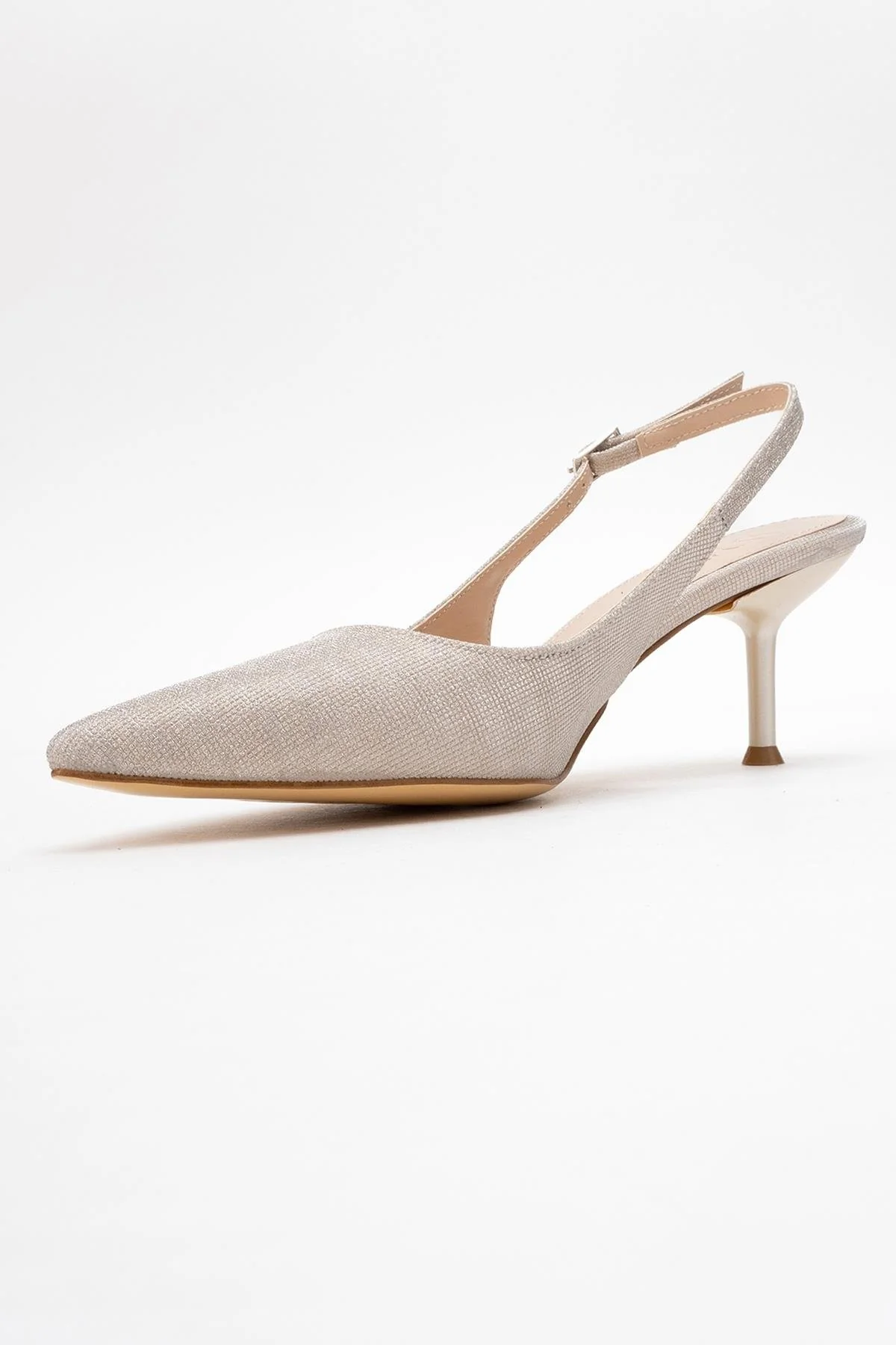 Caisa - Gold Glitter High Heel Shoe (Women) - Image 4
