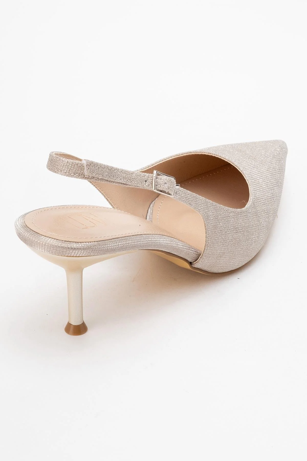 Caisa - Gold Glitter High Heel Shoe (Women) - Image 5