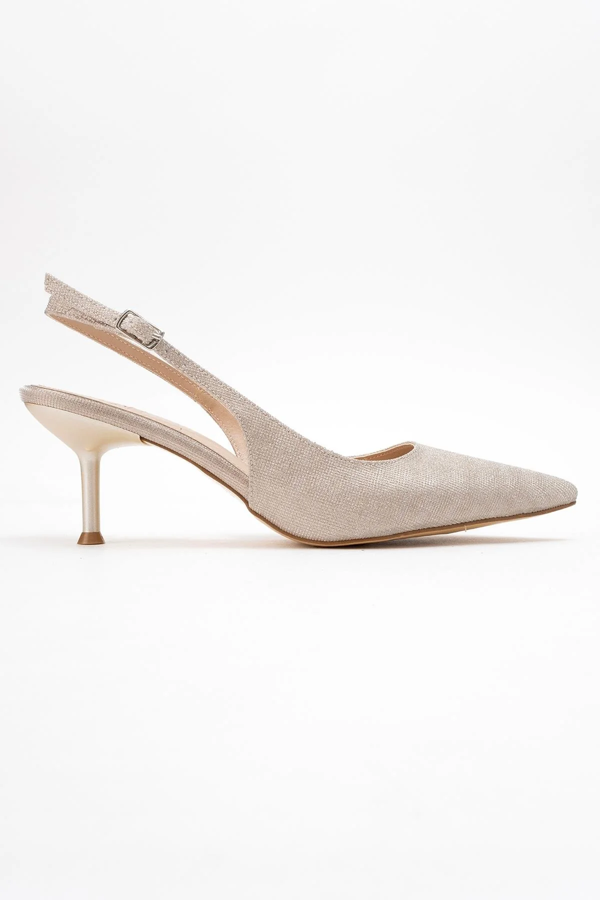 Caisa - Gold Glitter High Heel Shoe (Women) - Image 6