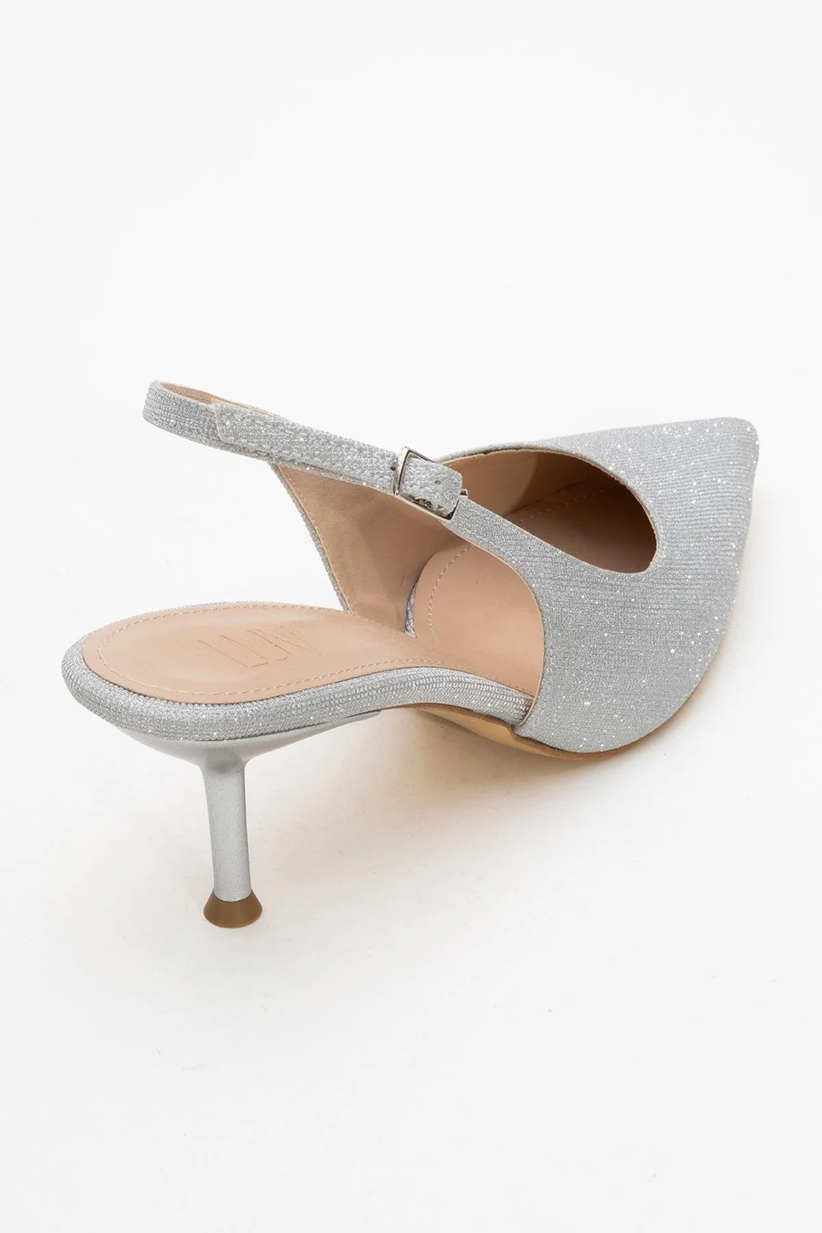 Caisa - Silver Glitter Stiletto Pump (Women) - Image 5