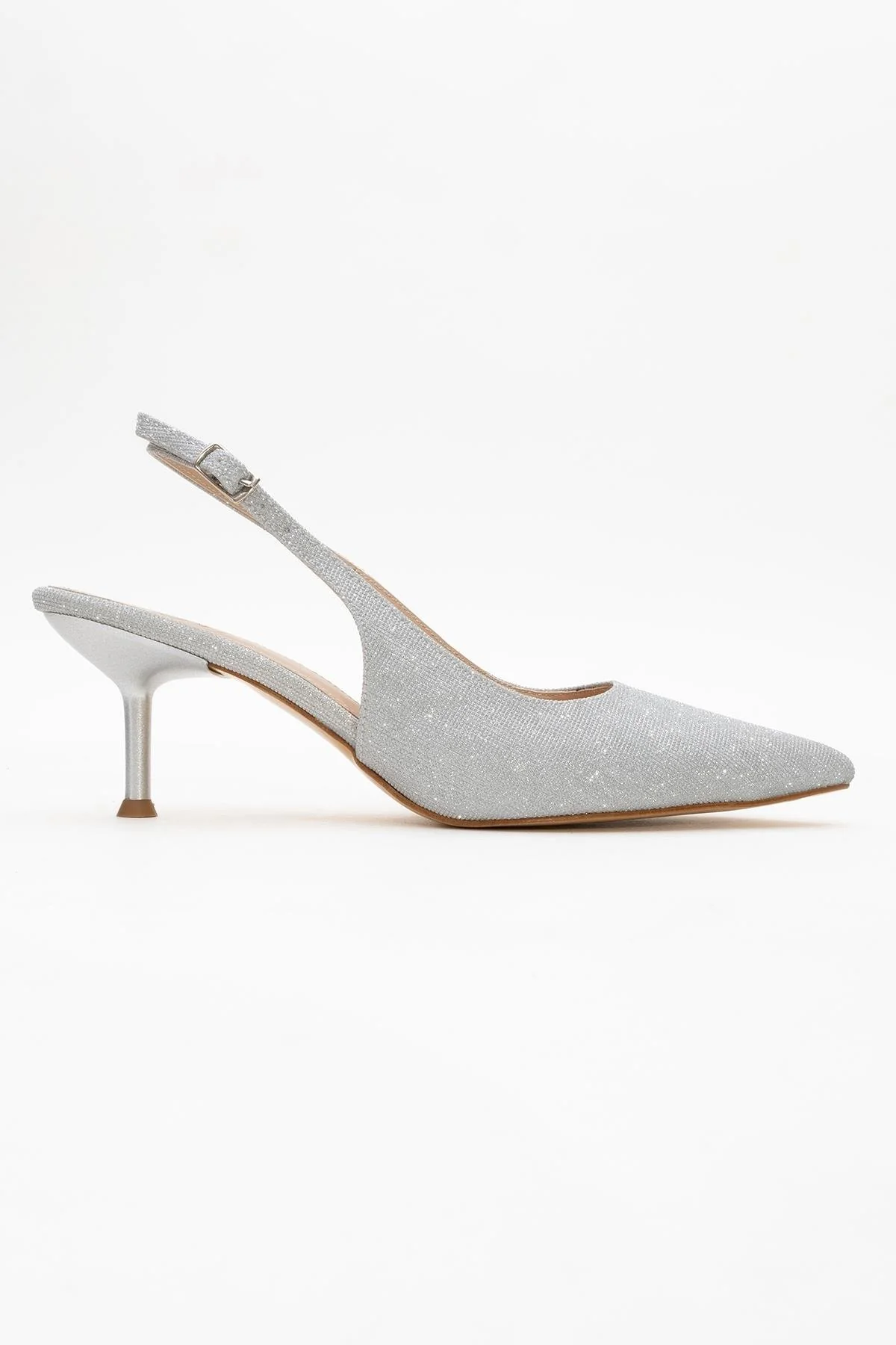 Caisa - Silver Glitter Stiletto Pump (Women) - Image 6