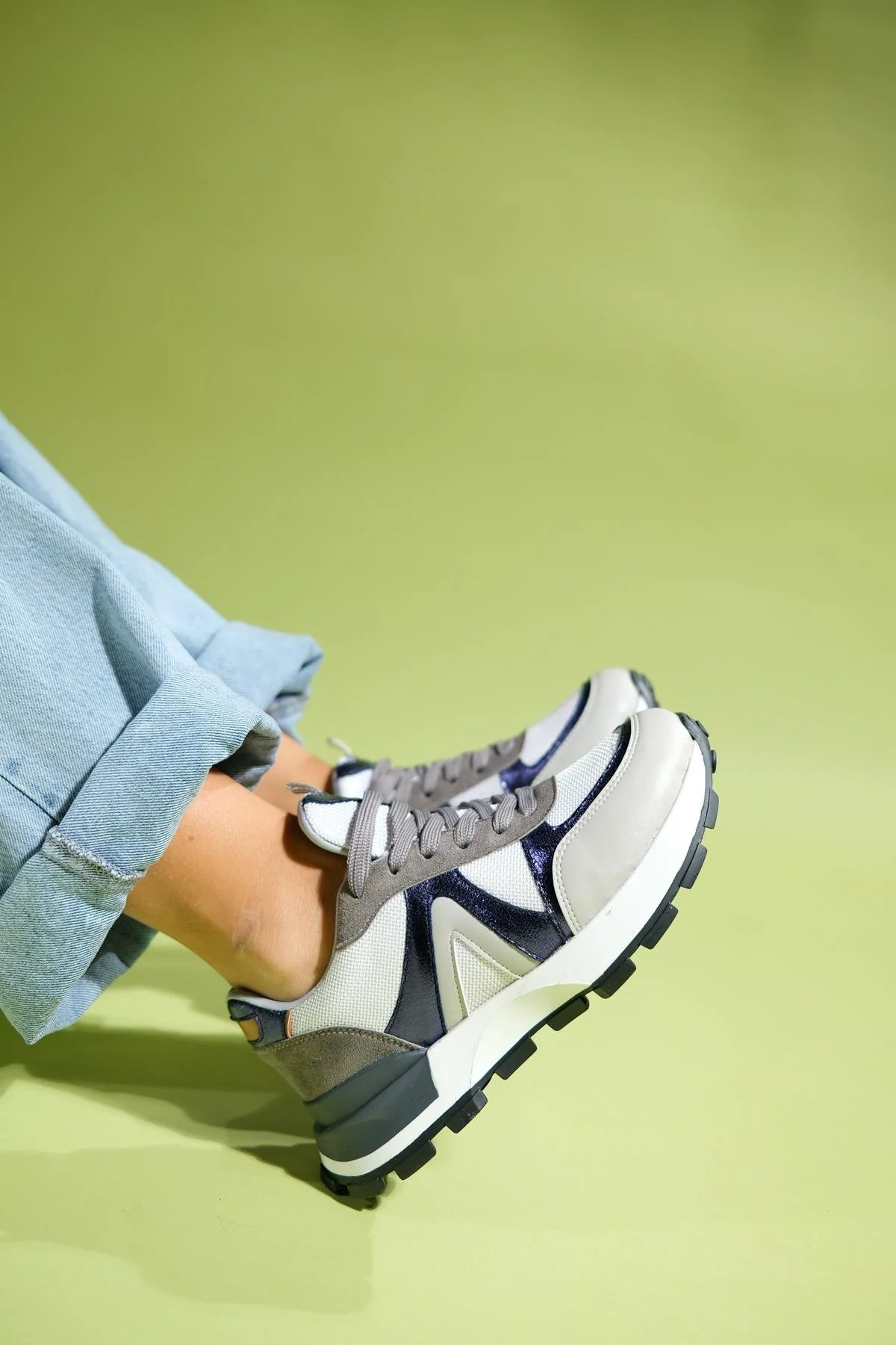 Calm - Gray Multi Sneaker (Women) - Image 4