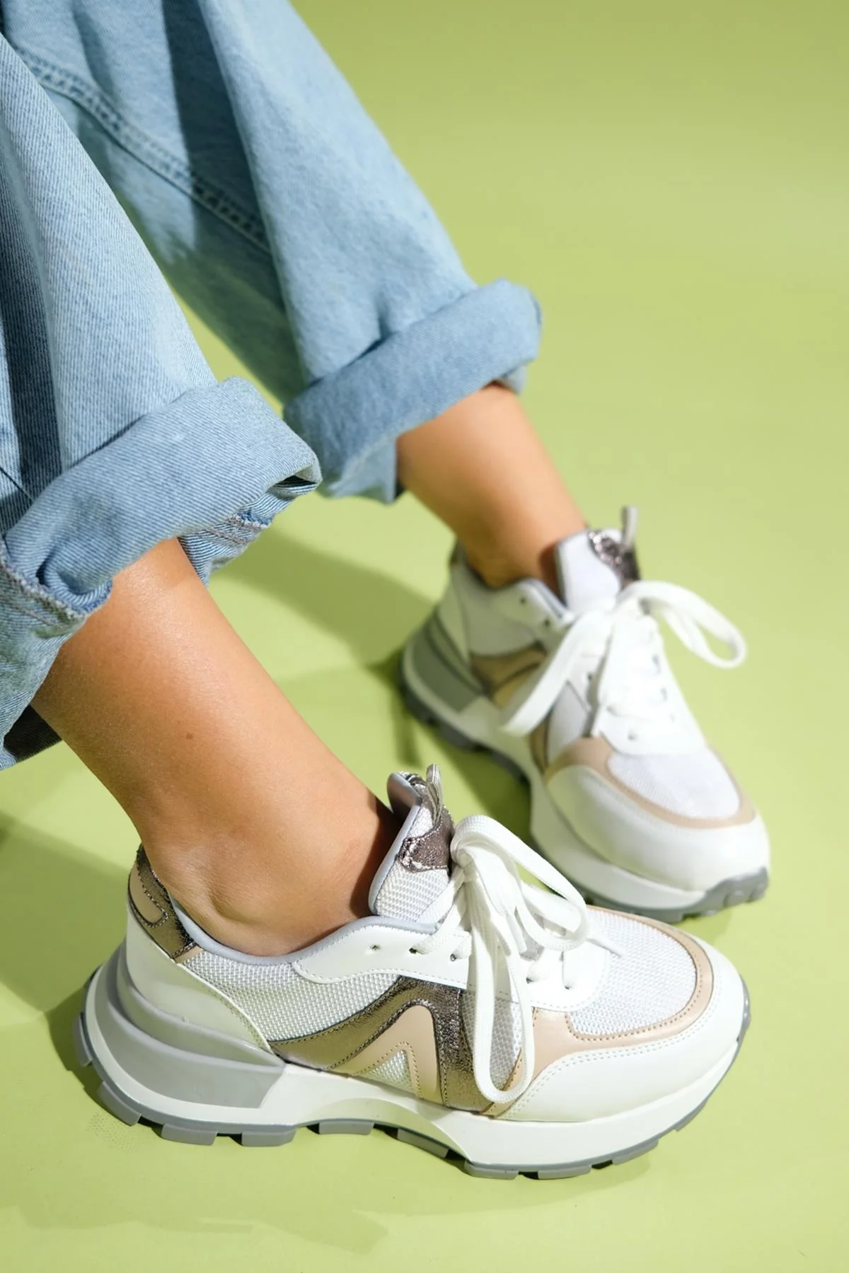 Calm - White Platinum Sneaker (Women) - Image 2
