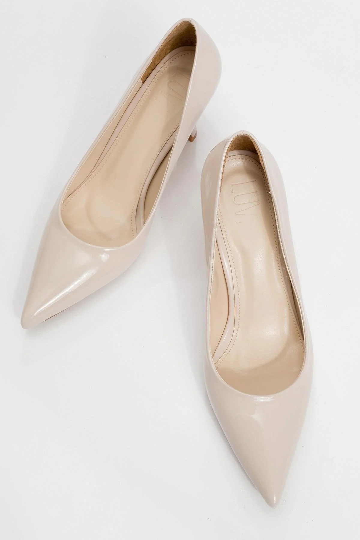 Calse - Beige Heeled Shoe (Women) - Image 2