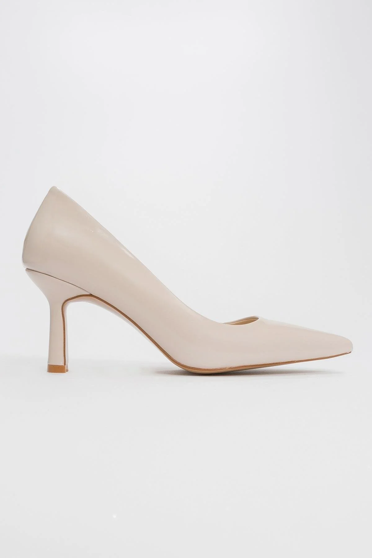 Calse - Beige Heeled Shoe (Women) - Image 4