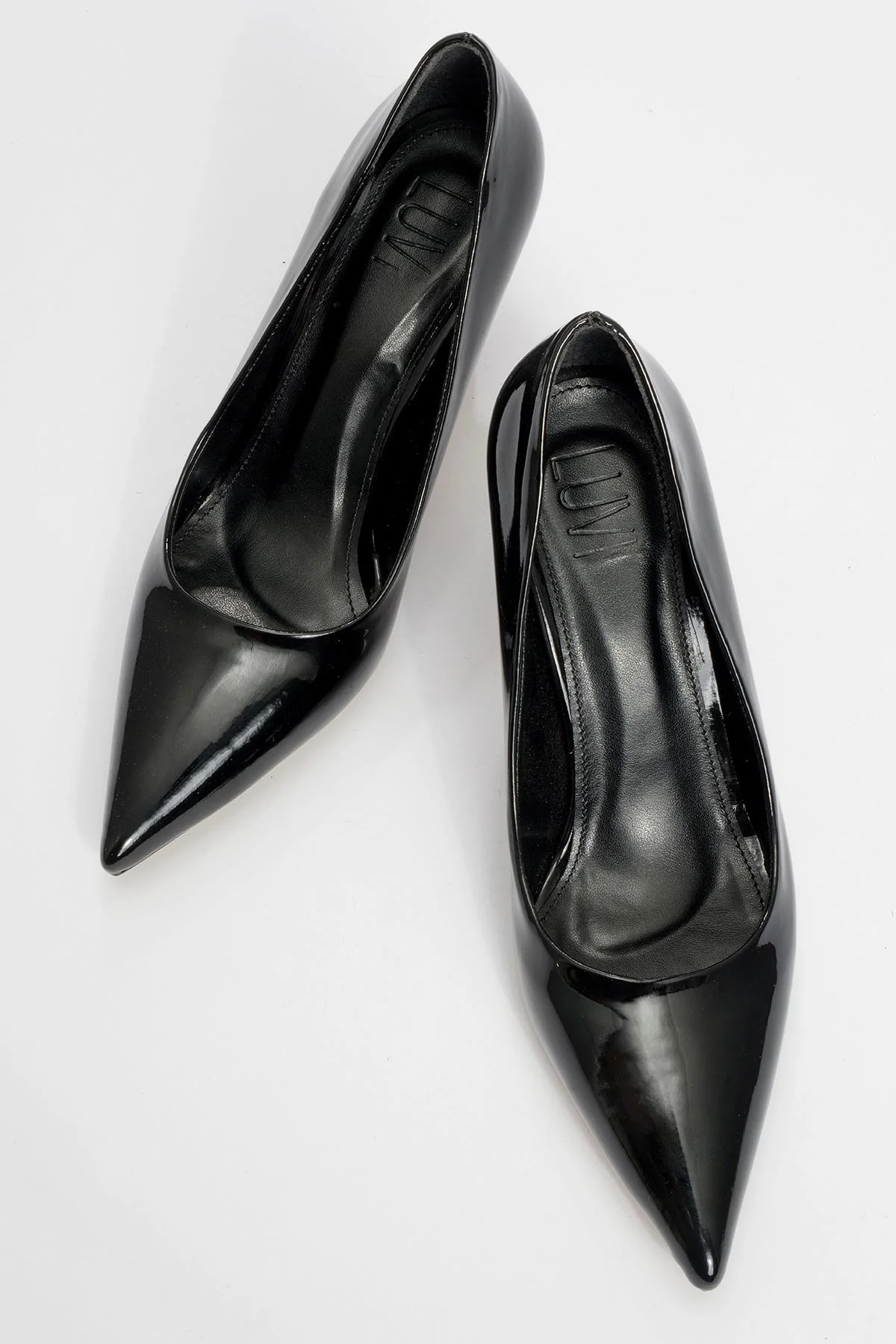Calse - Black Patent Heeled Shoe (Women) - Image 2