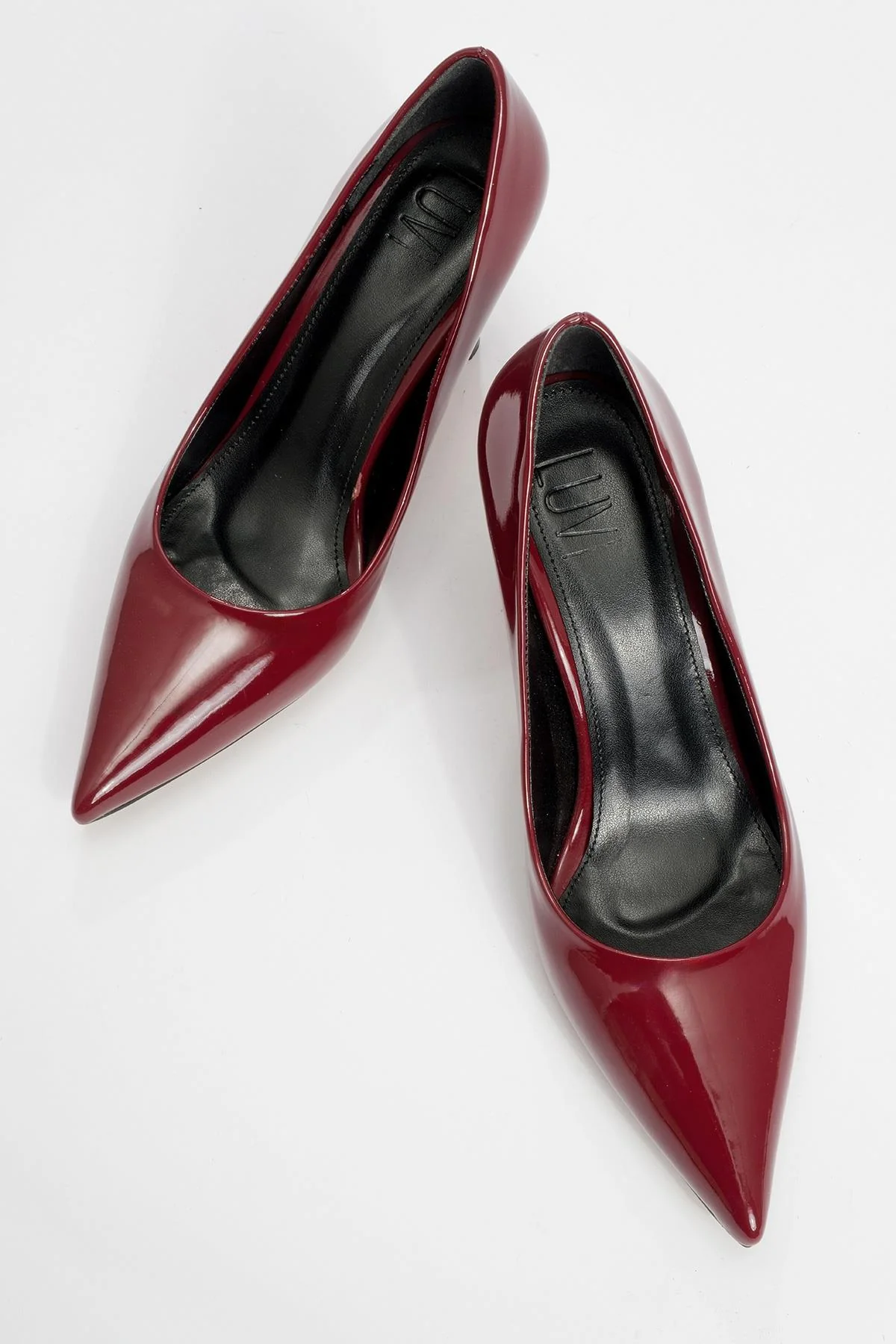 Calse - Burgundy Patent Heeled Shoe (Women) - Image 2