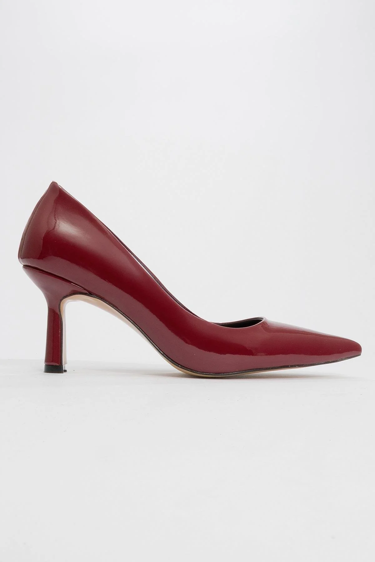Calse - Burgundy Patent Heeled Shoe (Women) - Image 4